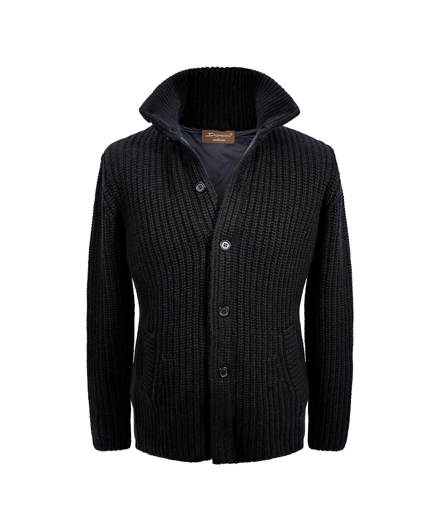 BLACK BLZ WOOL.CASHMERE D.HOOD