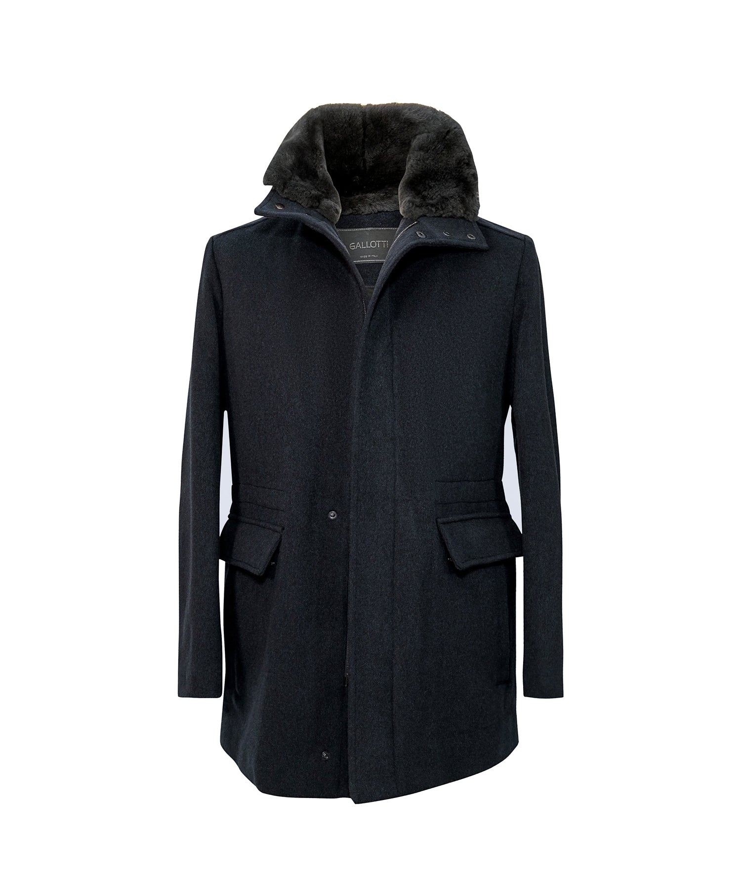 NAVY 3/4 COAT/AGNELLO