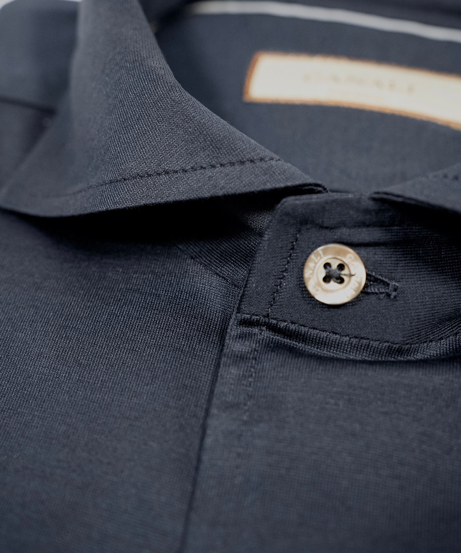 NAVY JERSEY SPORT SHIRT: CSL7056-301