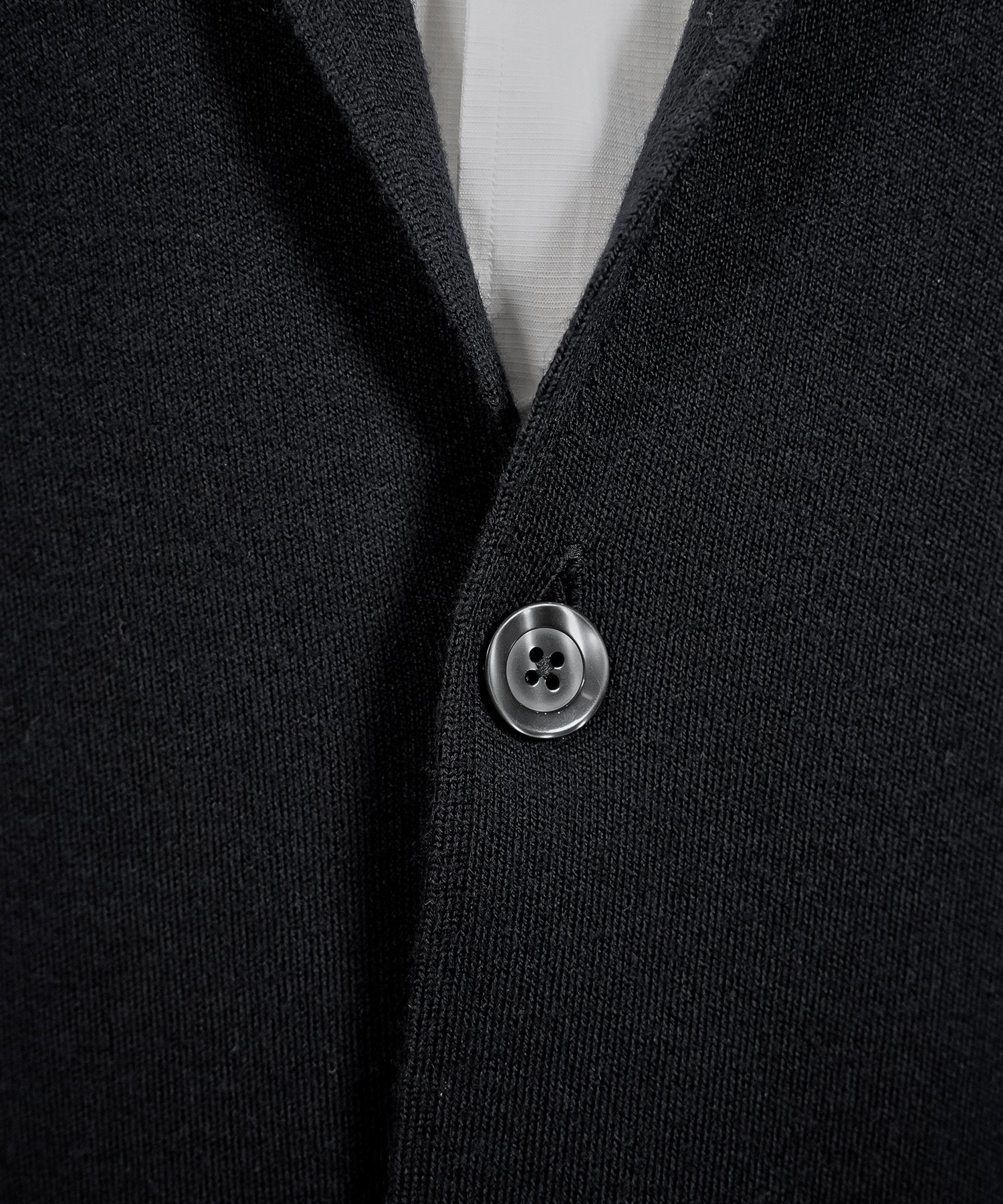 BLACK SUPER FINE WOOL BLAZER M5621-7088