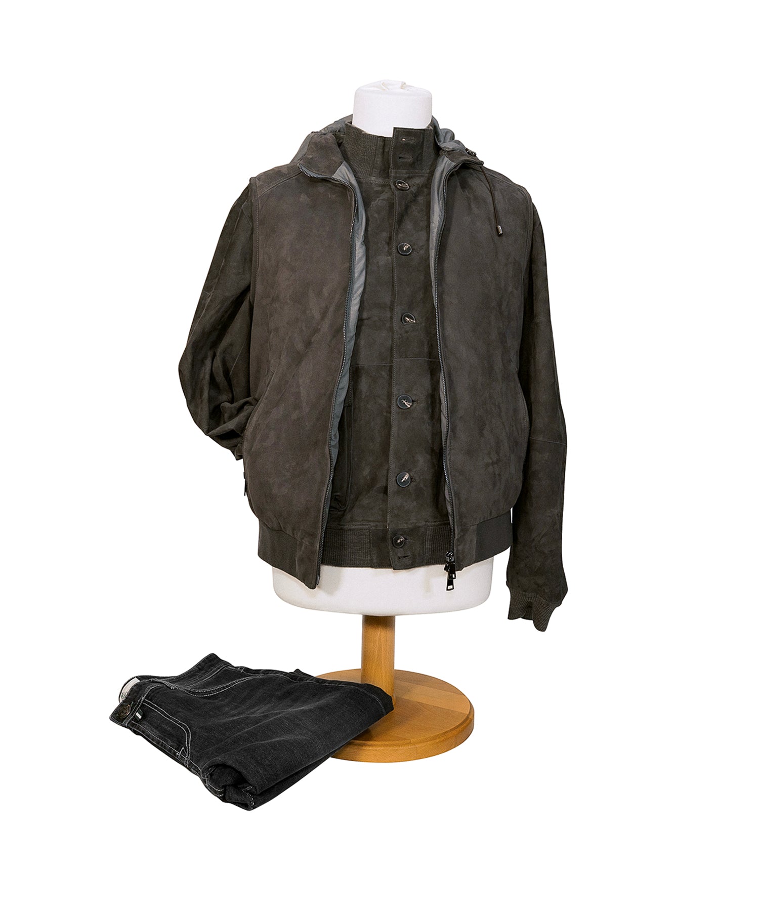 GREY BLOUSON LAMBSKIN 409