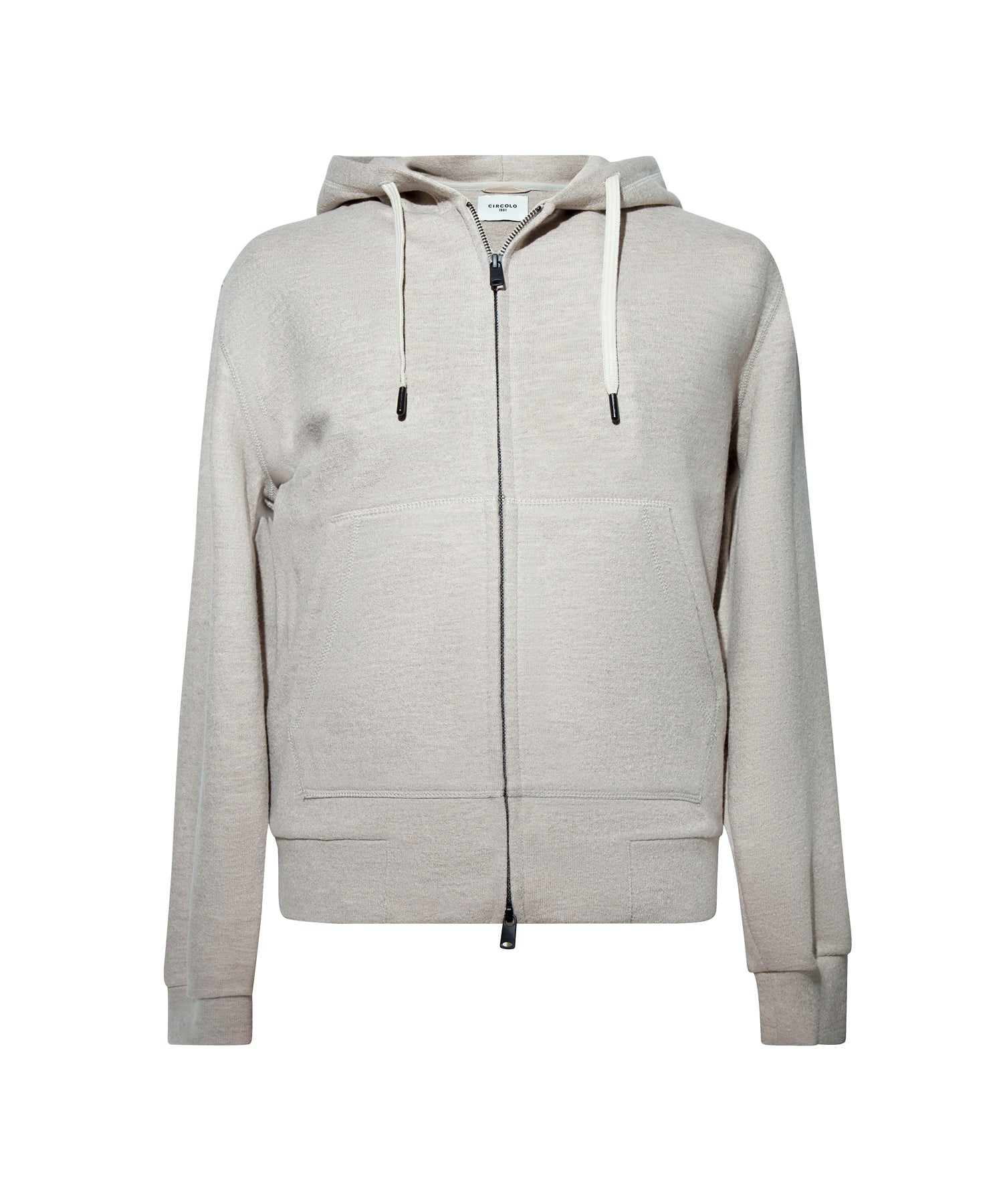 BEIGE ZIP HOODIE CN5109 201046