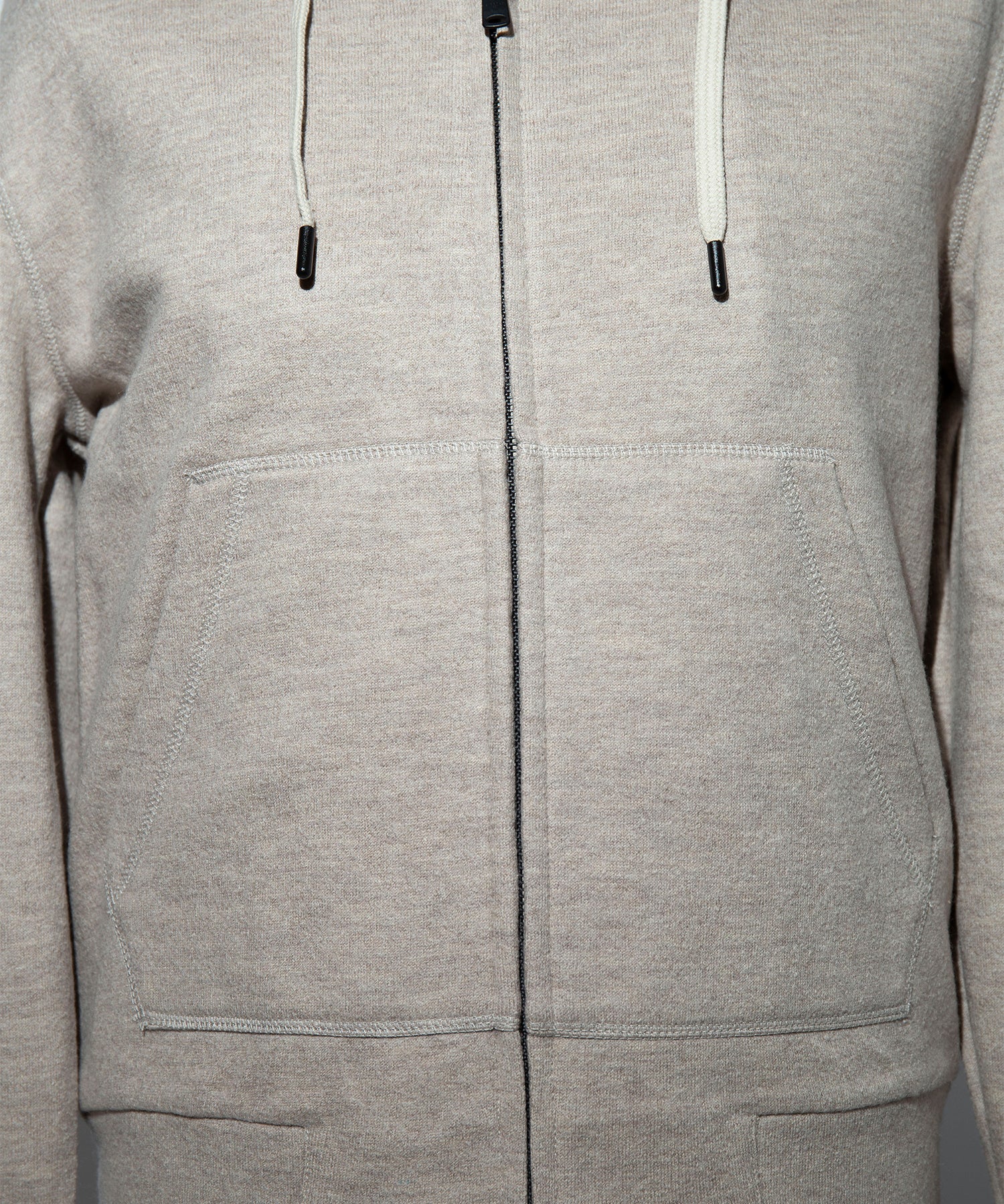 BEIGE ZIP HOODIE CN5109 201046