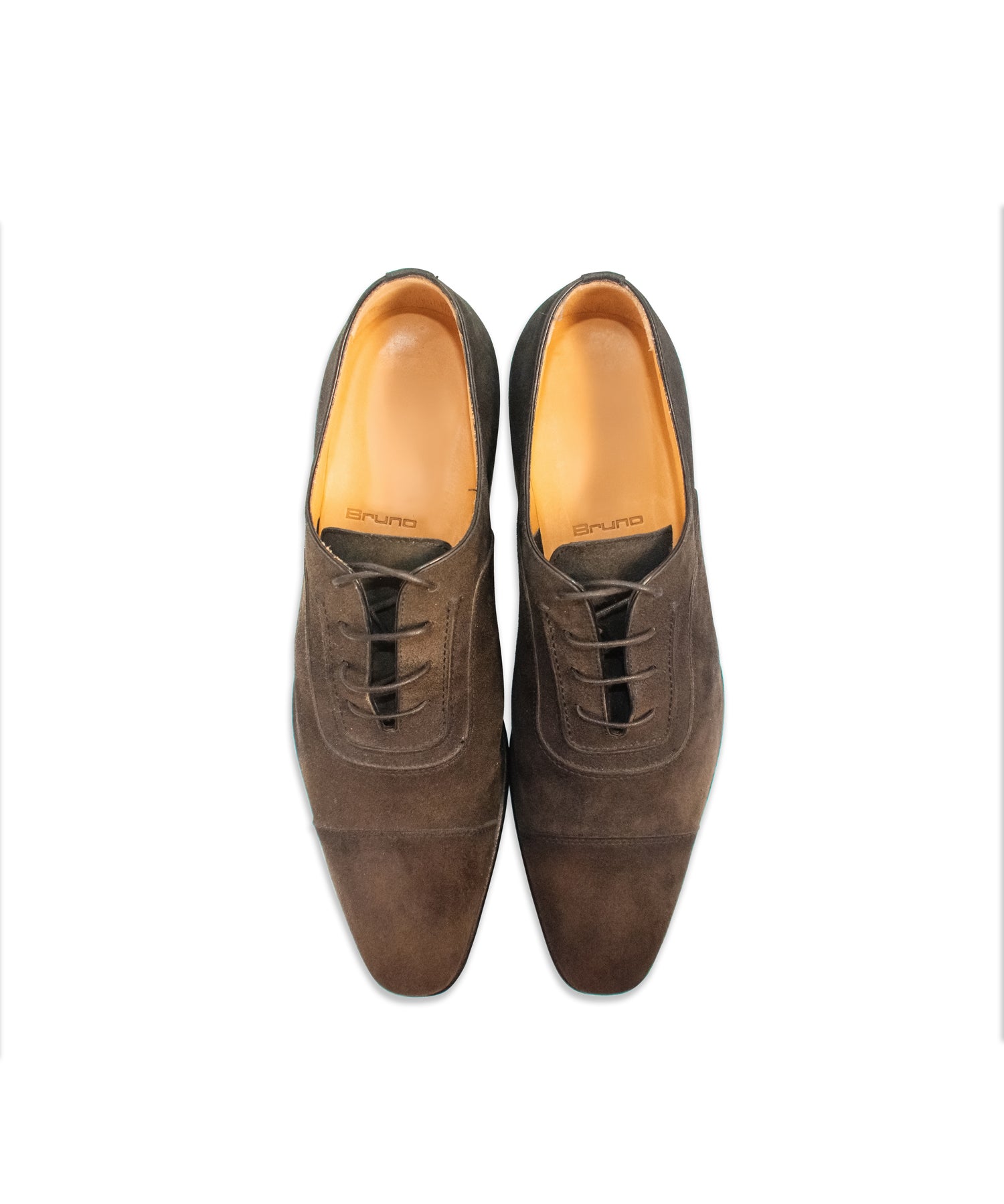 Brown Suede Oxford Shoes