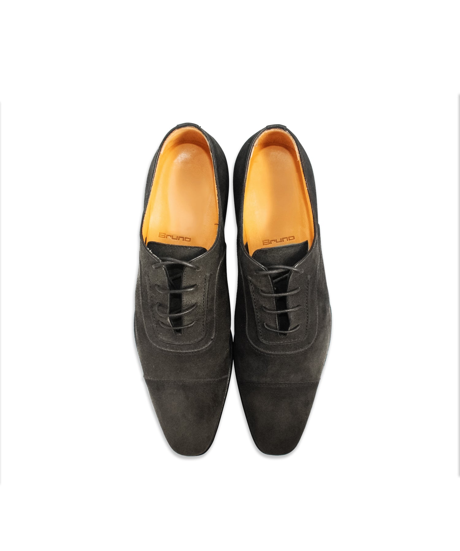 Black Suede Oxford Shoes