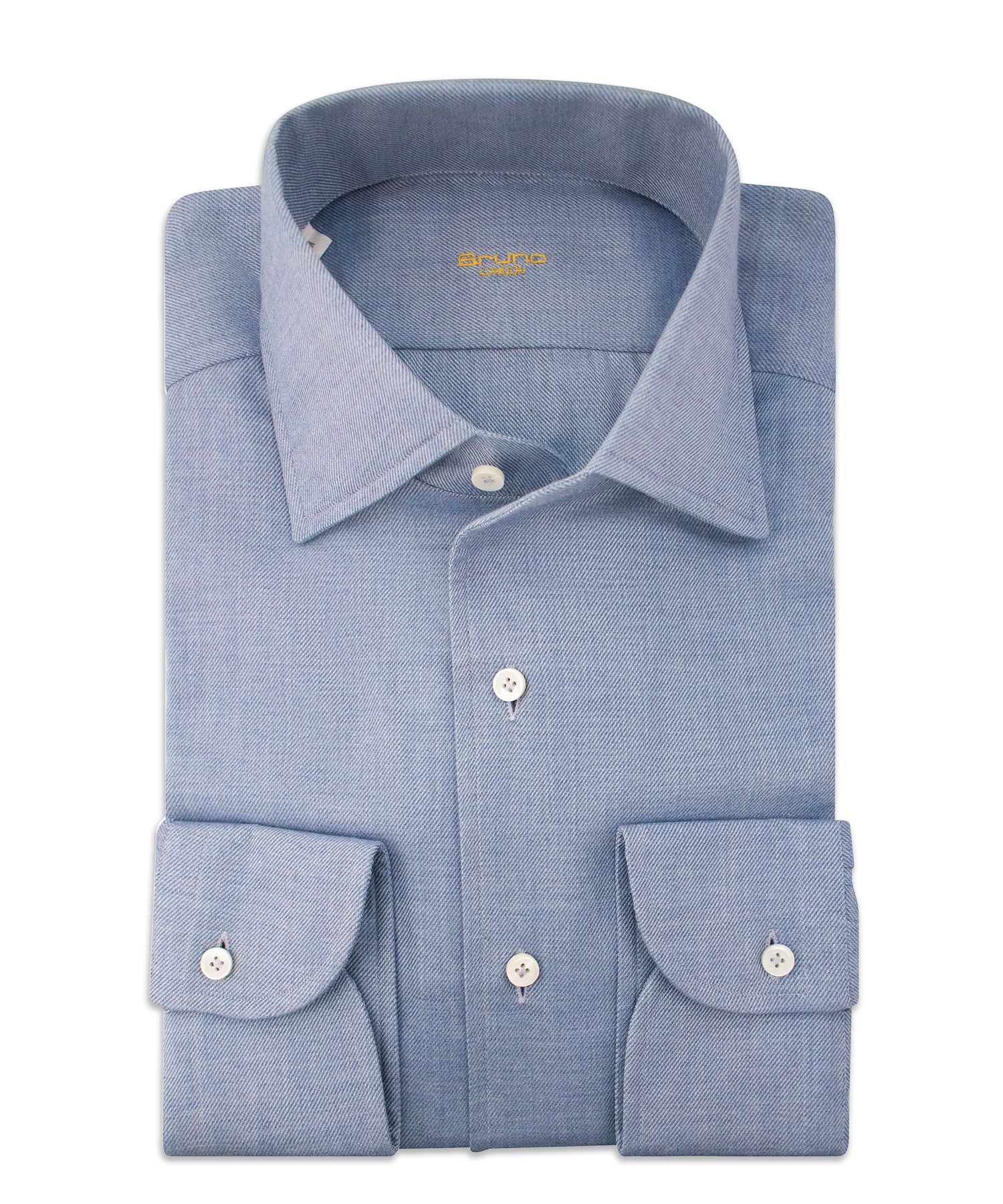 BLUE SPORTS SHIRT - COTTON - CI.GI