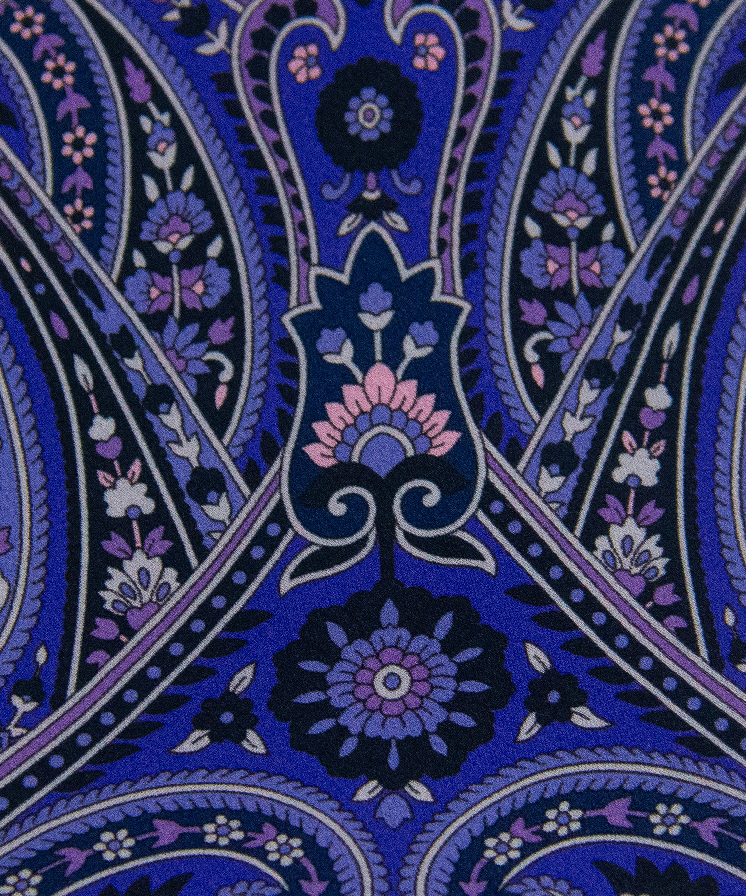 Blue Silk Tie – Paisley Floral