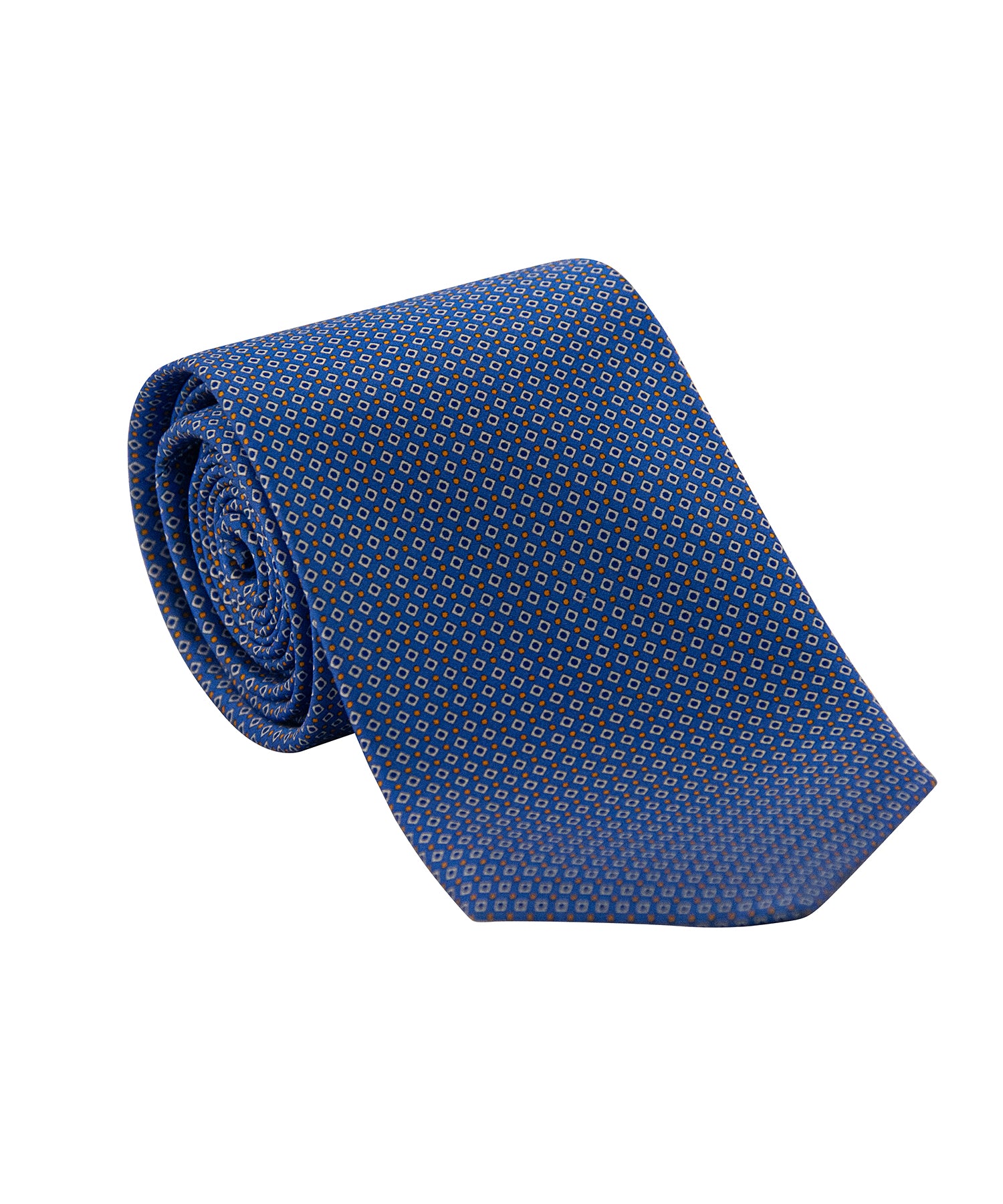Blue Silk Tie – Diamond Weave