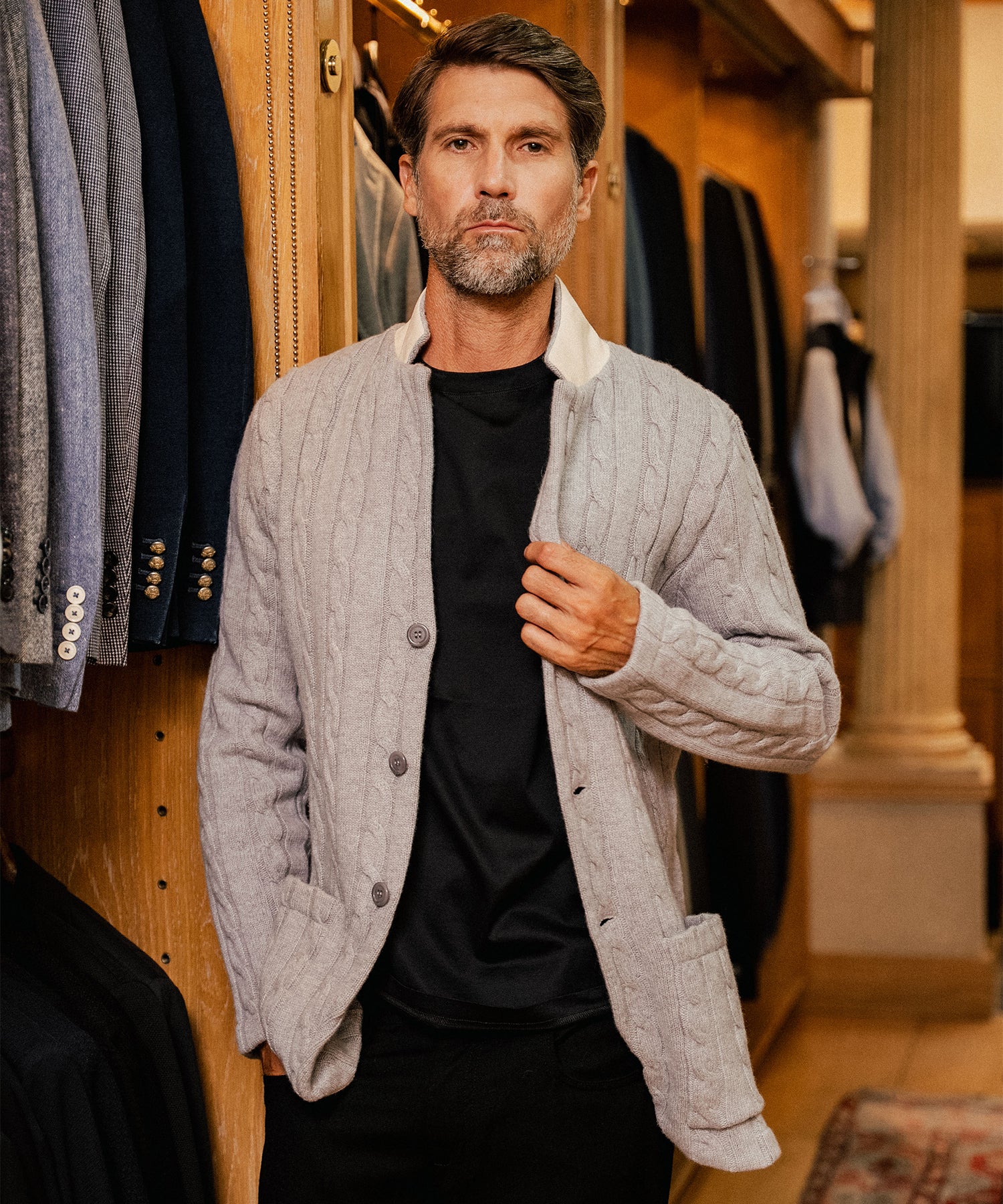 CARDIGAN - CASHMERE - DORIANI