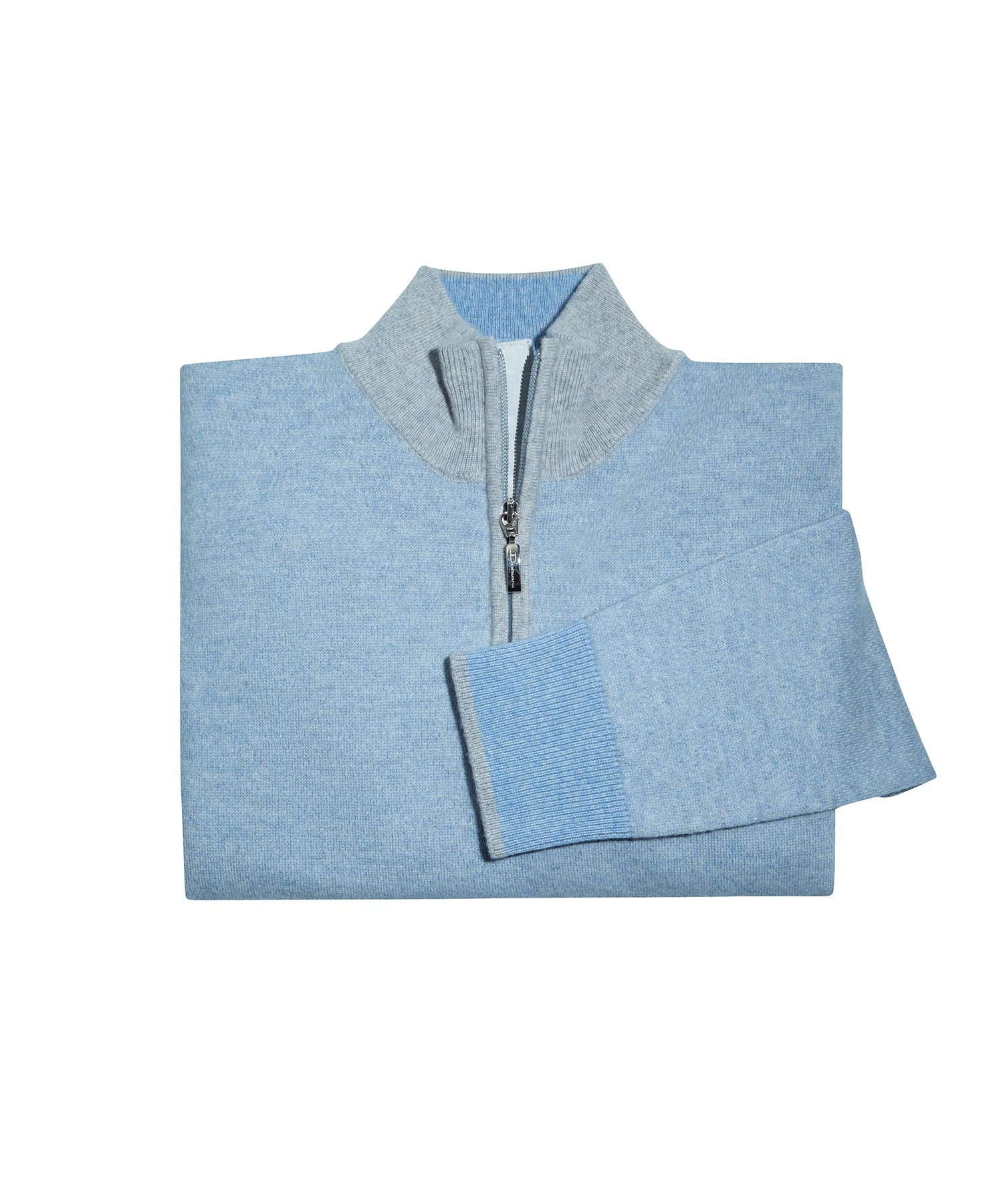 3/4 ZIP SWEATER - CASHMERE - DORIANI