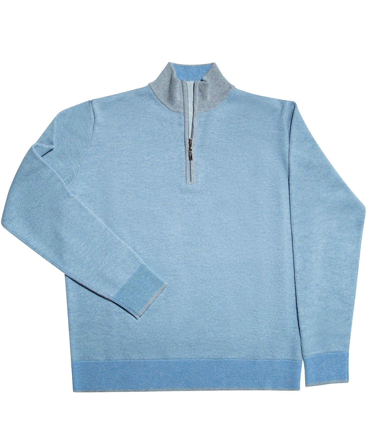 3/4 ZIP SWEATER - CASHMERE - DORIANI