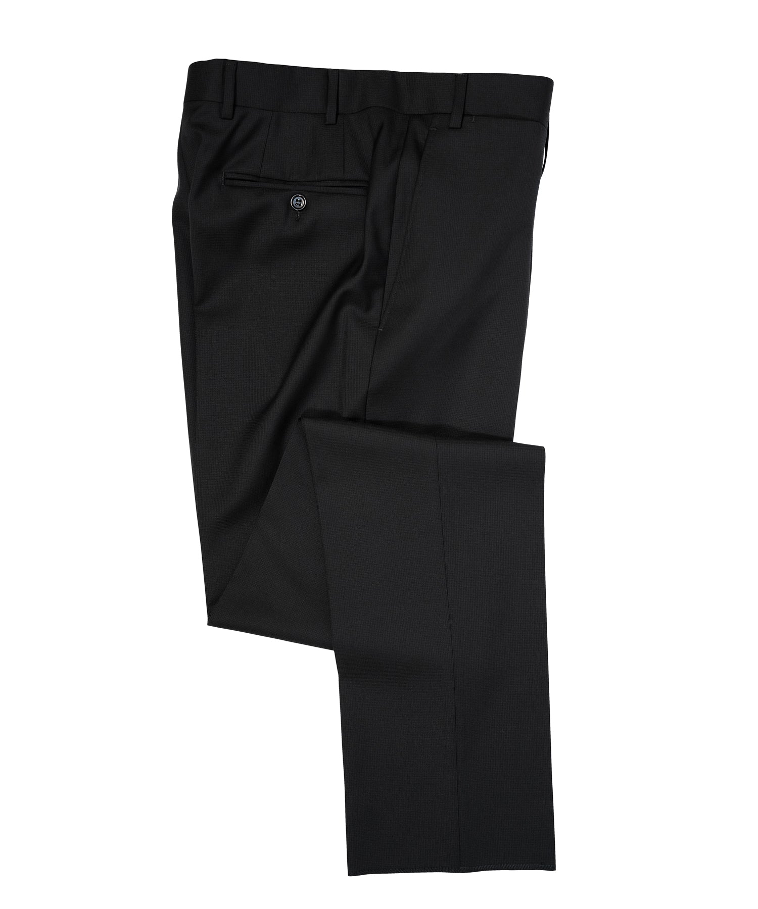 BLACK TEXTURED 2 PIECE SUIT - WOOL SUPER FINE - CANALI