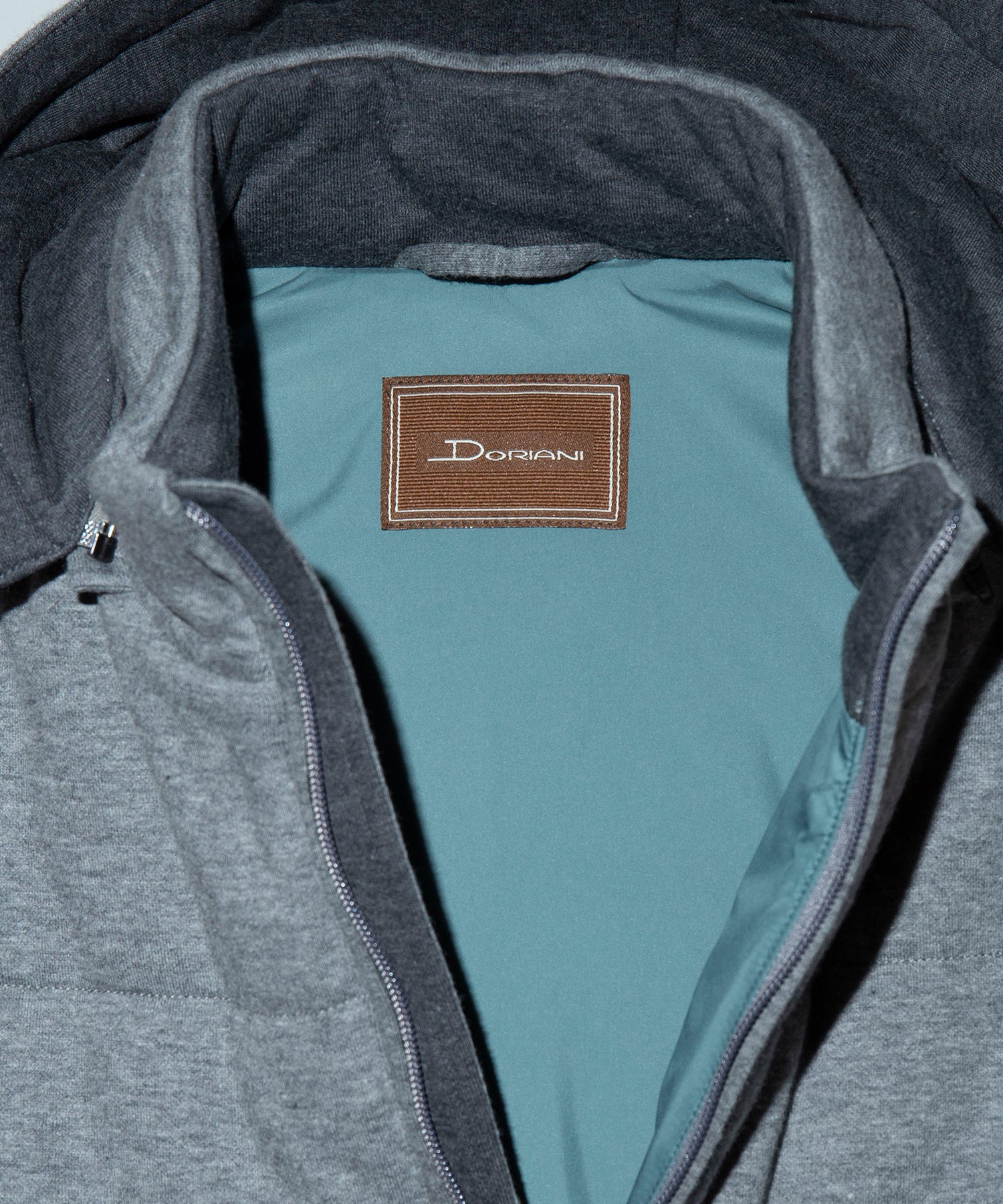 GREY GILET DETACHABLE HOOD A403/CAP