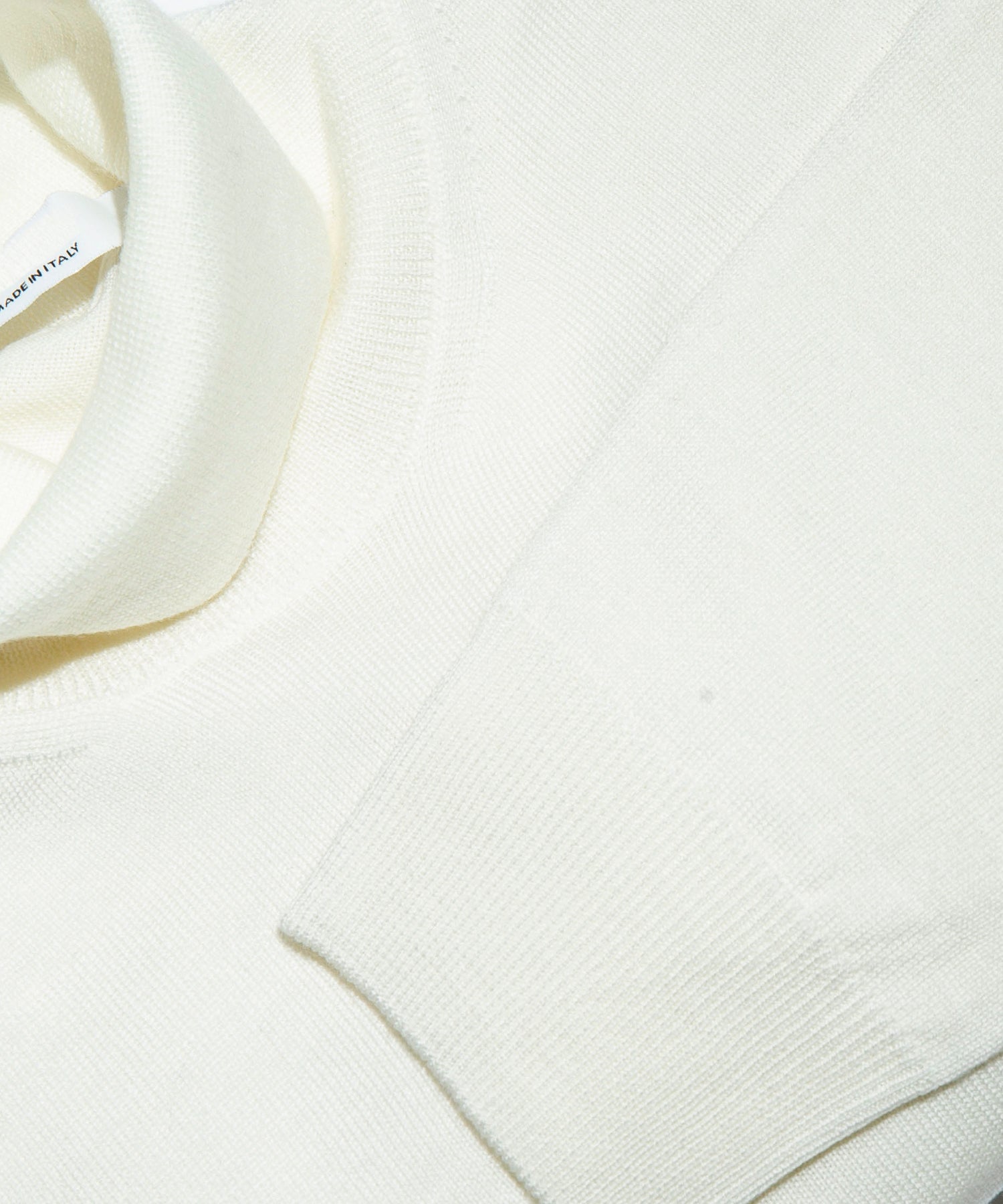 MASQ CREAM ROLL NECK SWEATER RN5002-0400