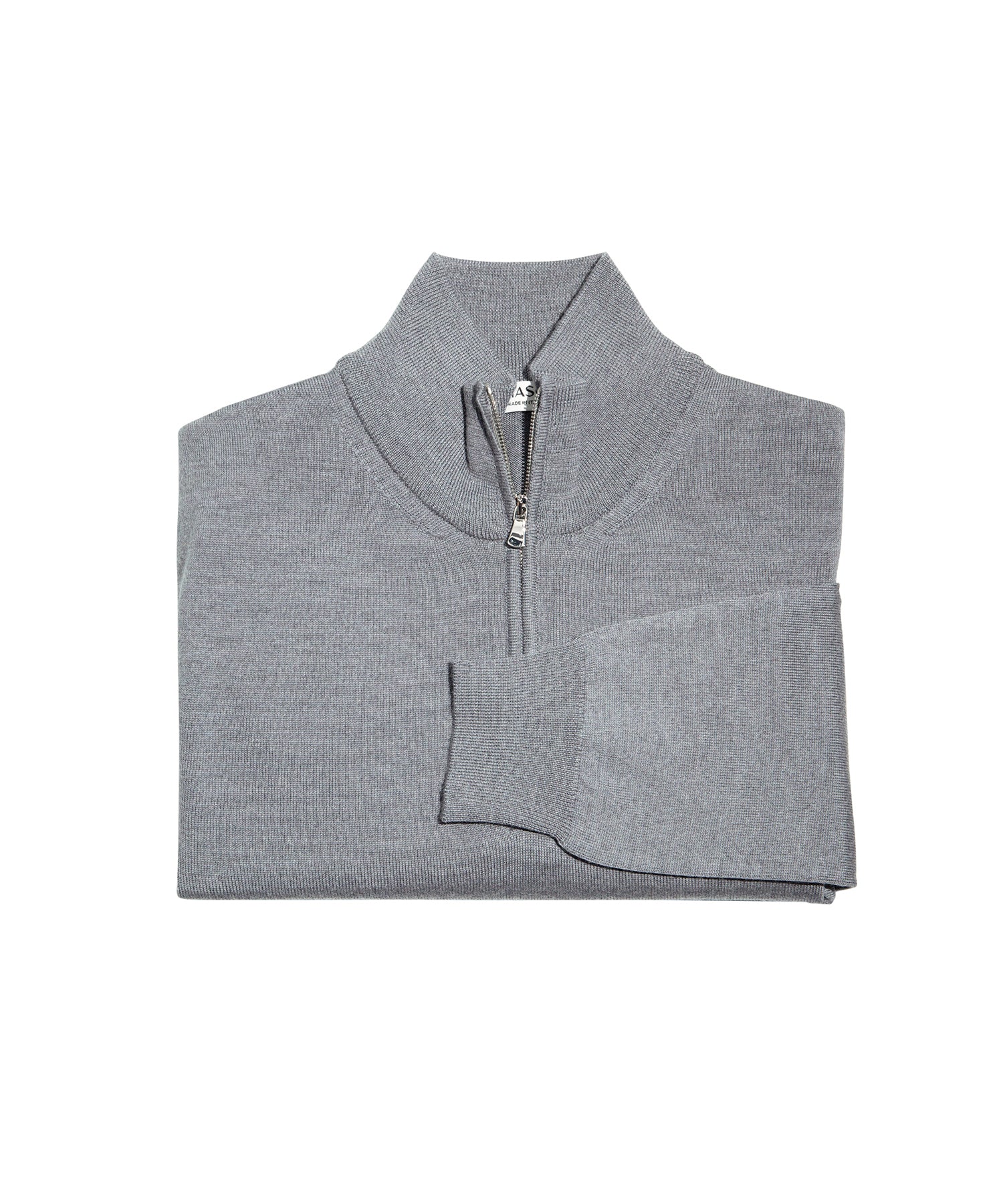 MASQ SILVER 3/4 ZIP SWEATER 5011-0350