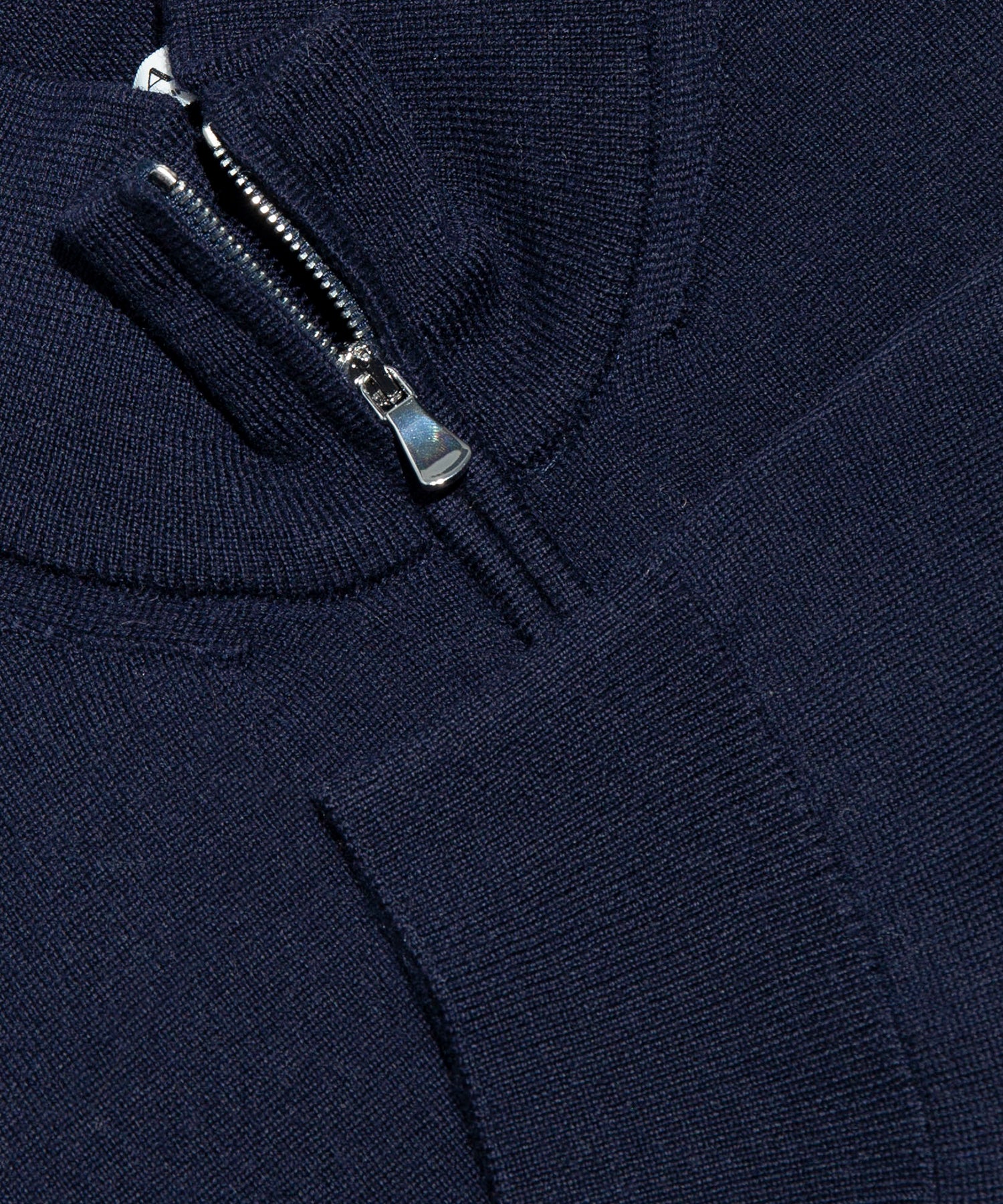 MASQ NAVY 3/4 ZIP SWEATER 5011-0650