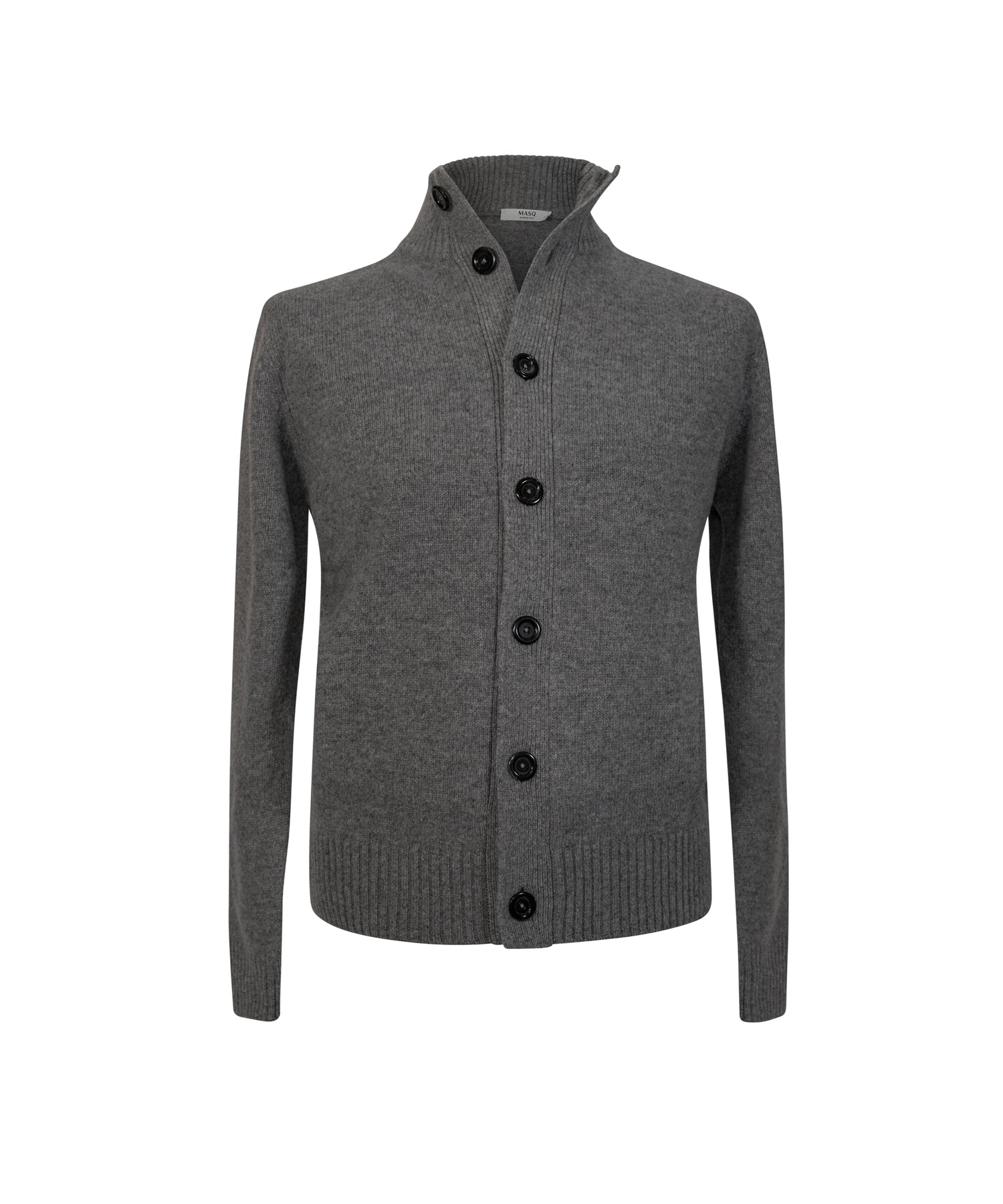 GREY BUTTON CARDIGAN M5625-5510