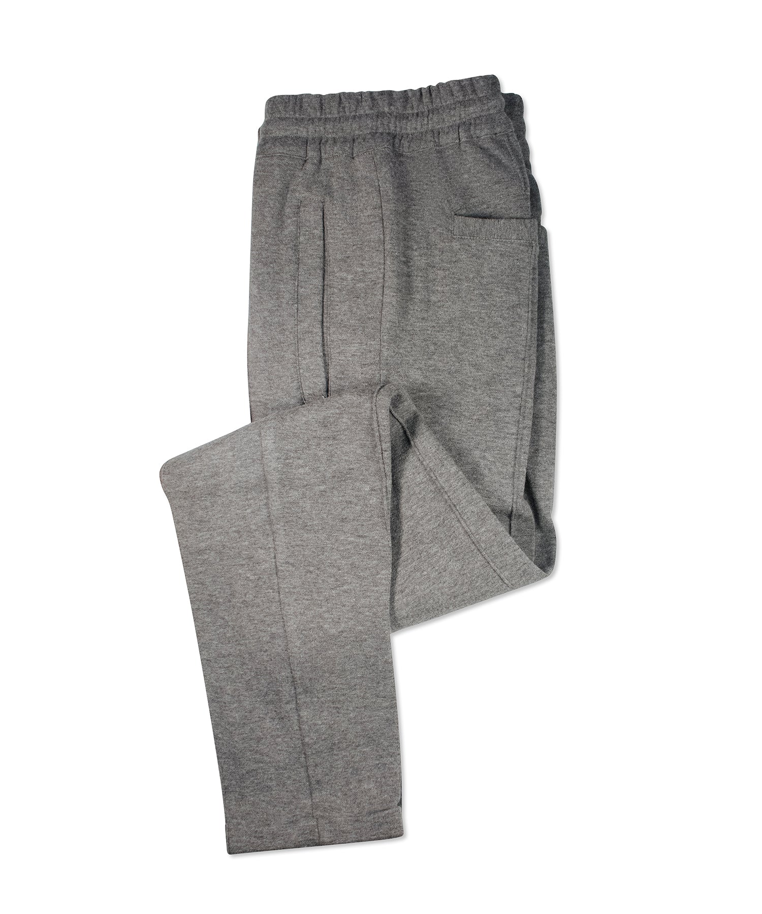 Grey Cashmere-Cotton Joggers