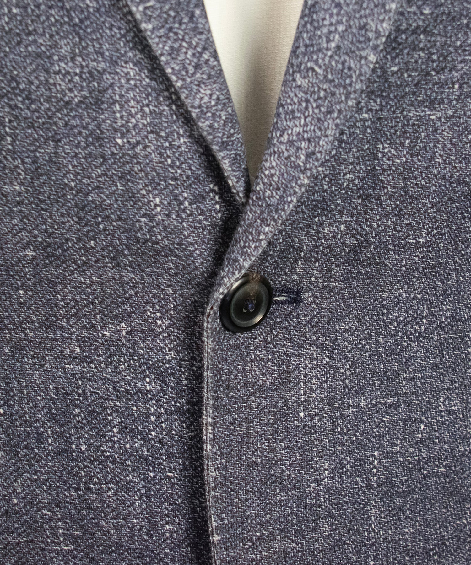 Grey Textured Cotton Blazer