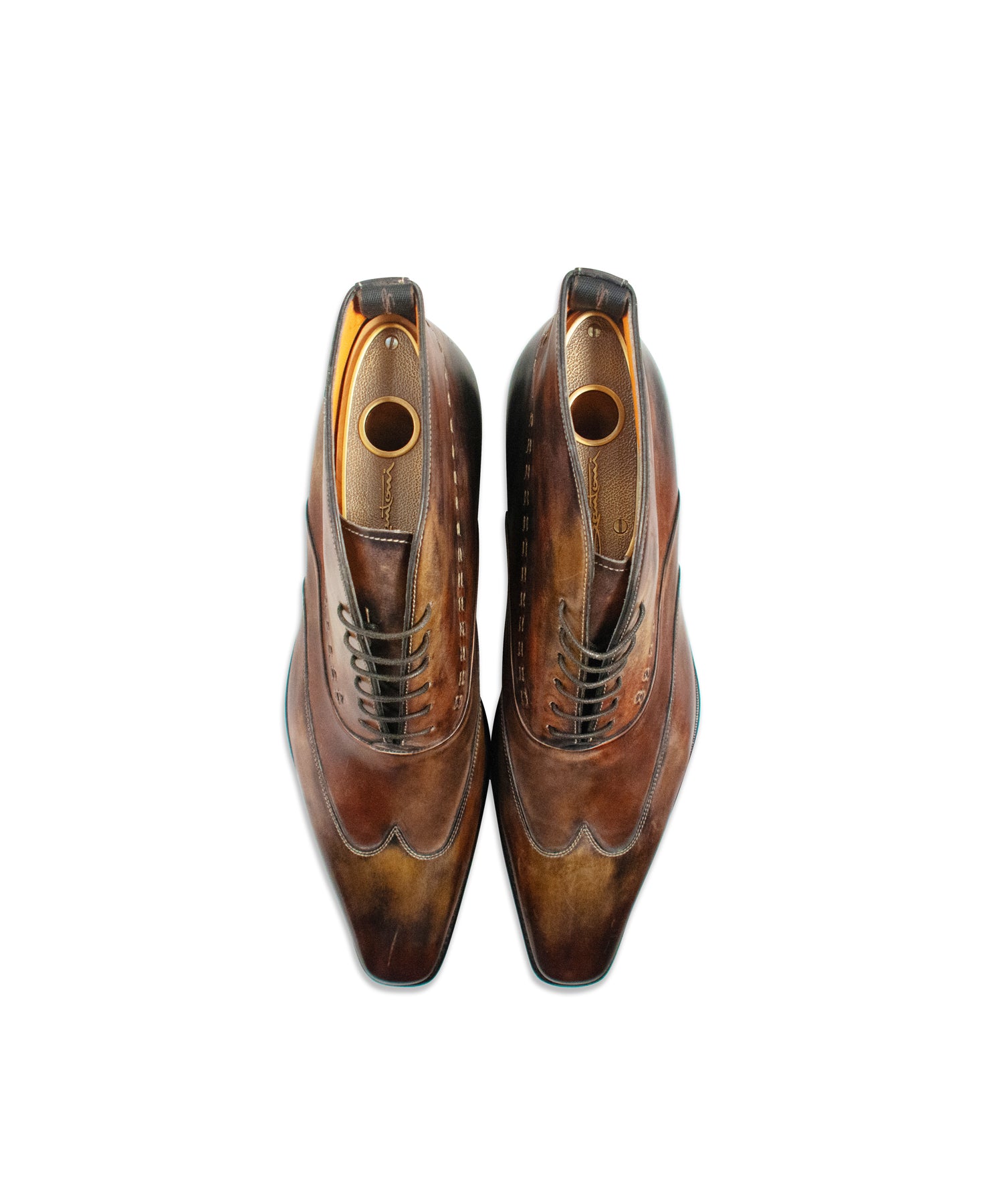 Brown Leather Ankle Boots