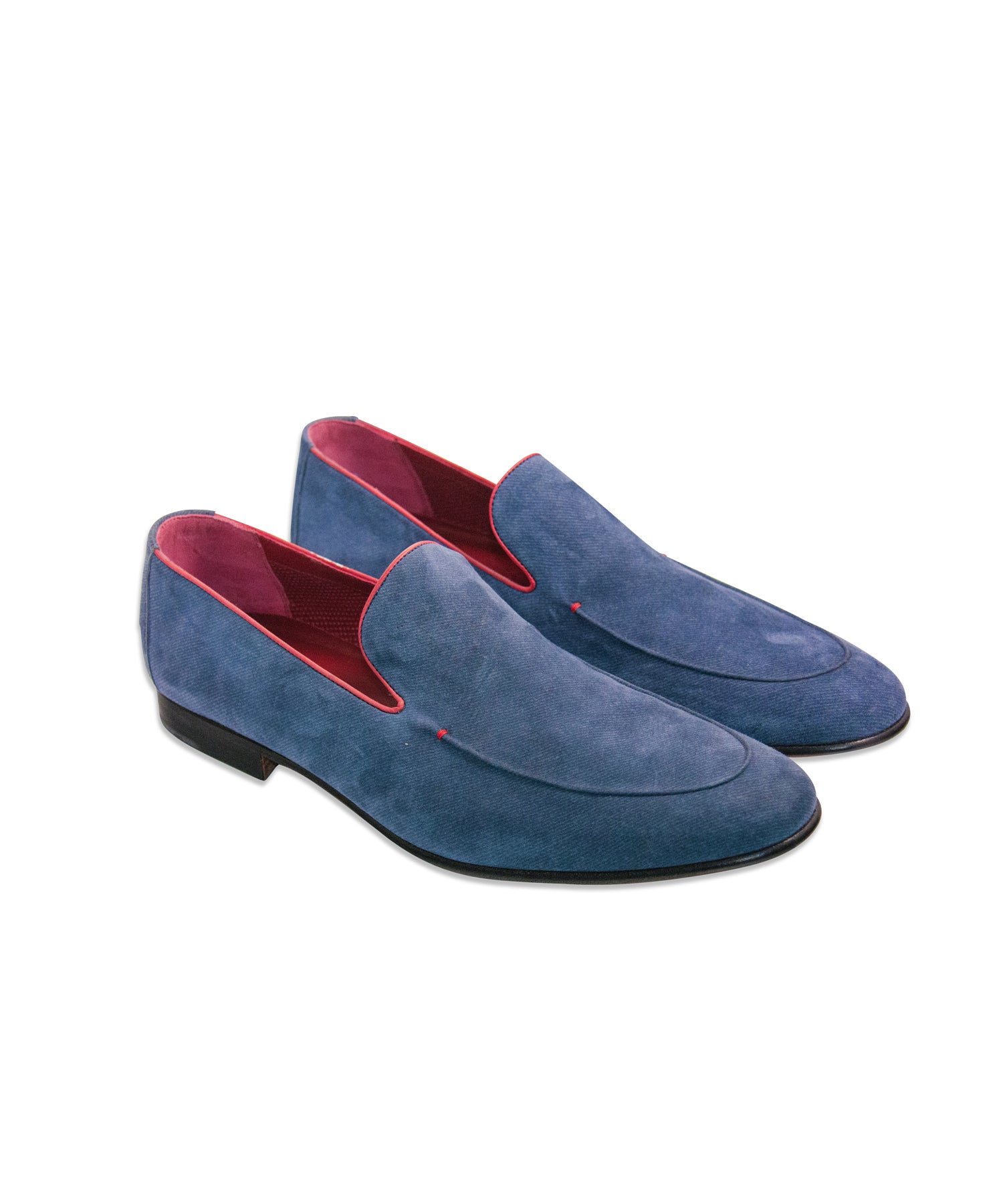 Blue Twist Loafers