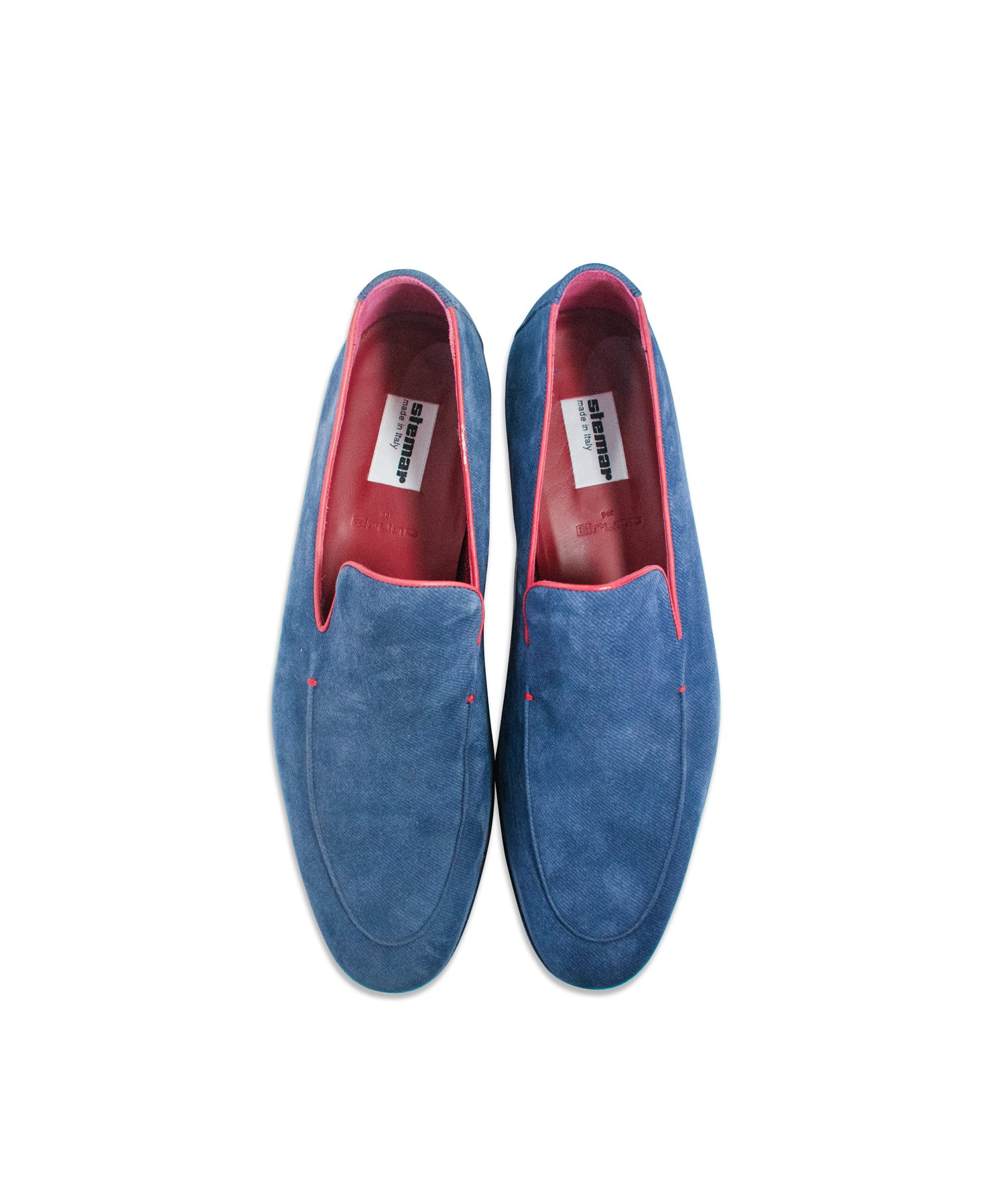 Blue Twist Loafers