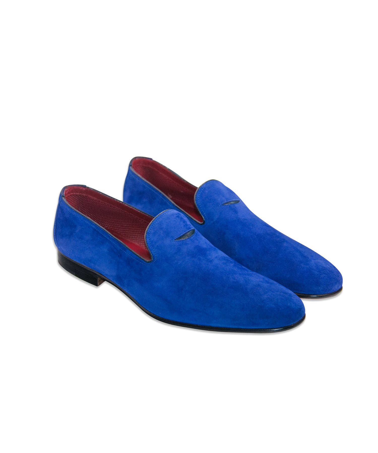 Blue Suede Loafers