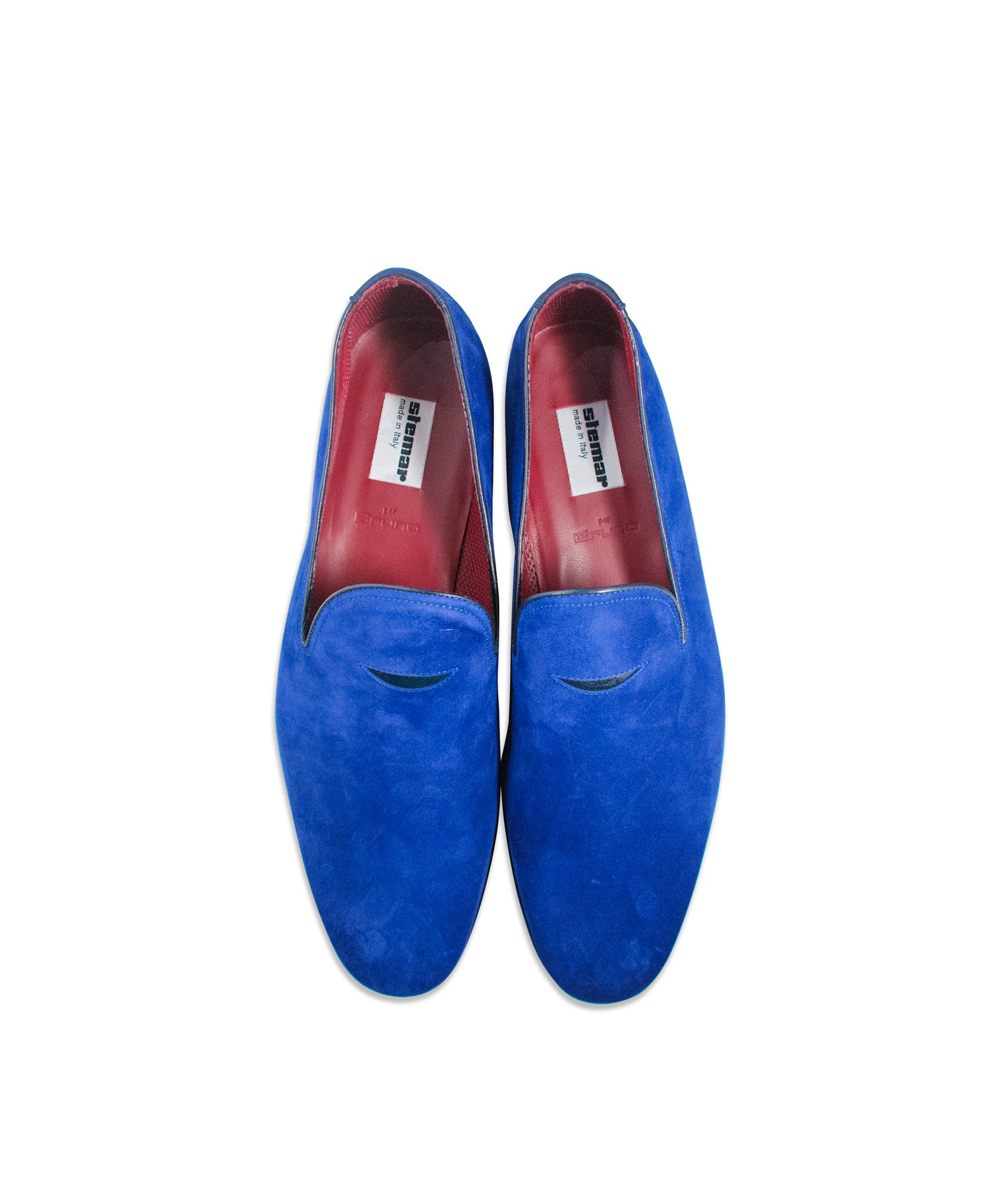 Blue Suede Loafers