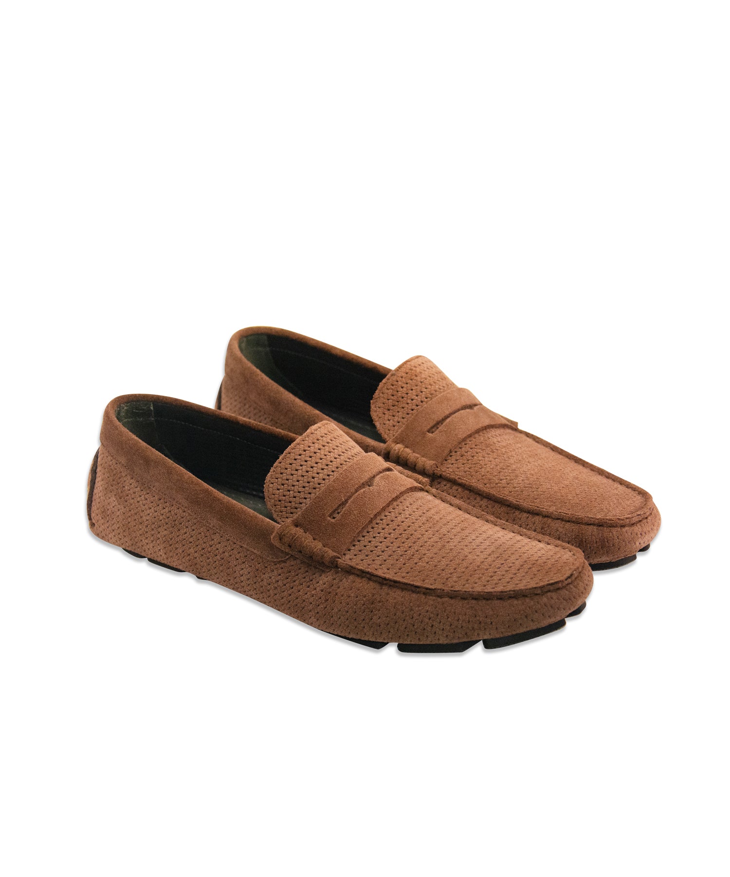 Brown Suede Moccasins