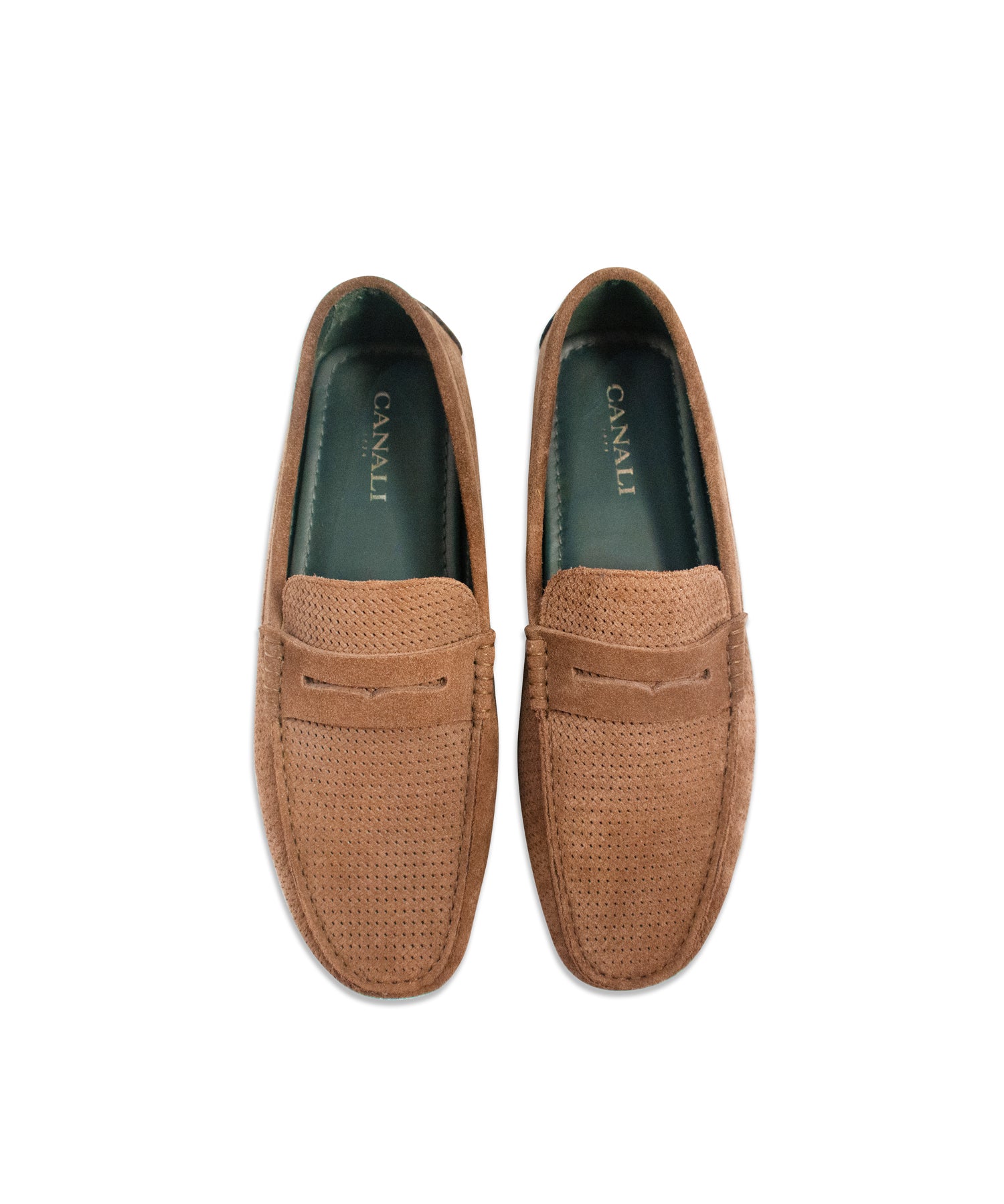 Brown Suede Moccasins