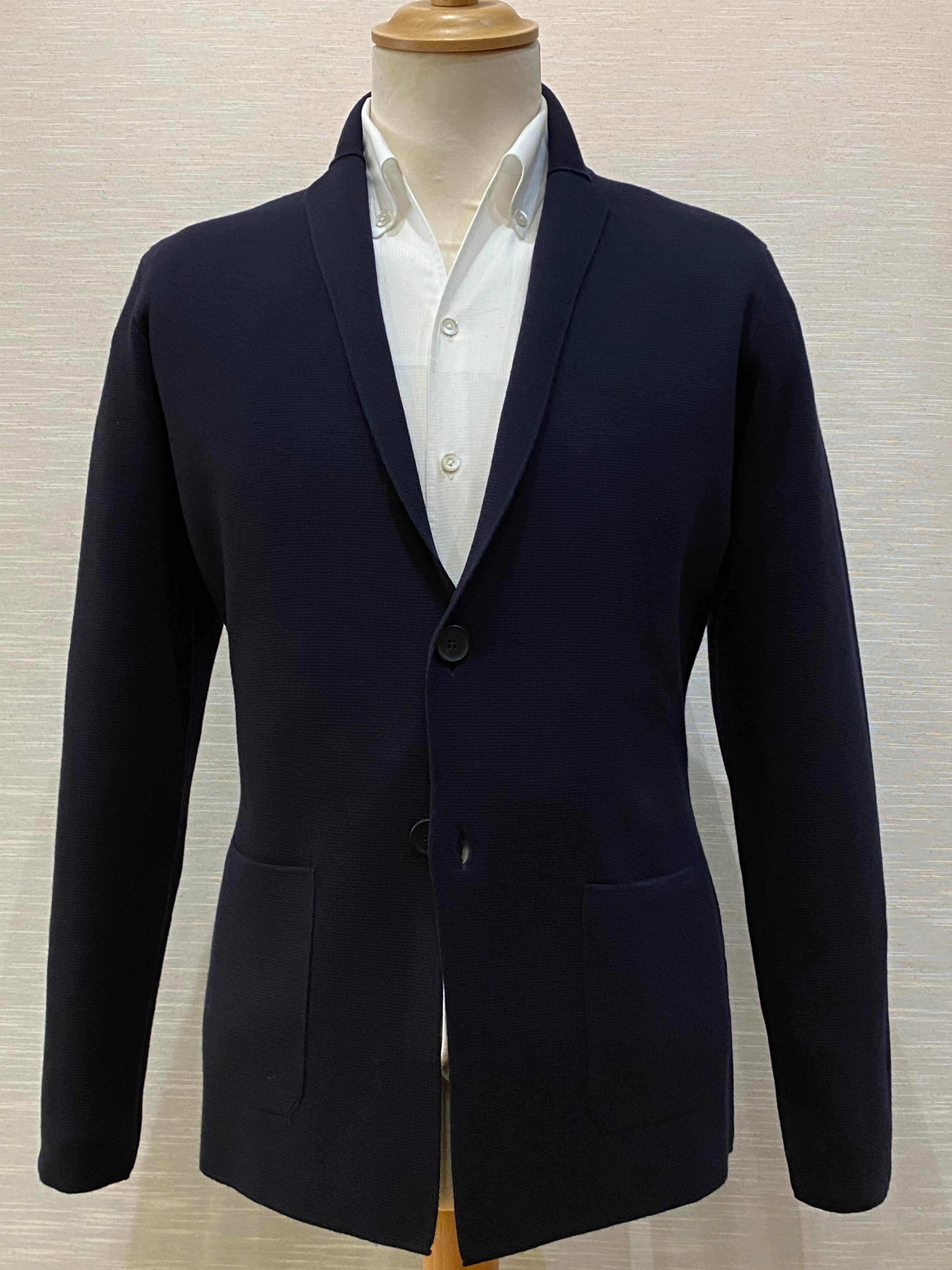 KNITTED BLAZER - SUPER FINE WOOL - F.LAURENTIIS