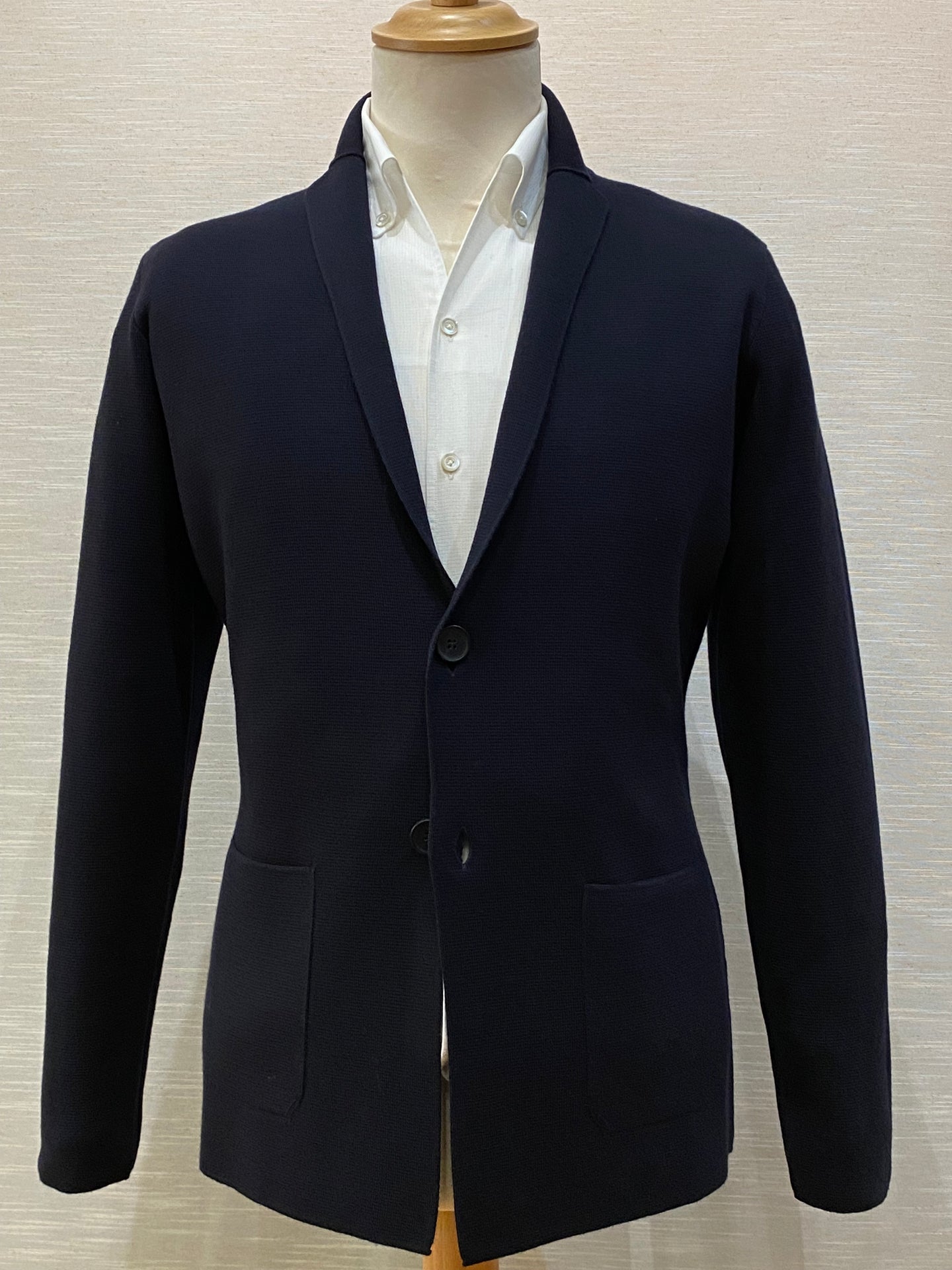 KNITTED BLAZER - SUPER FINE WOOL - F.LAURENTIIS
