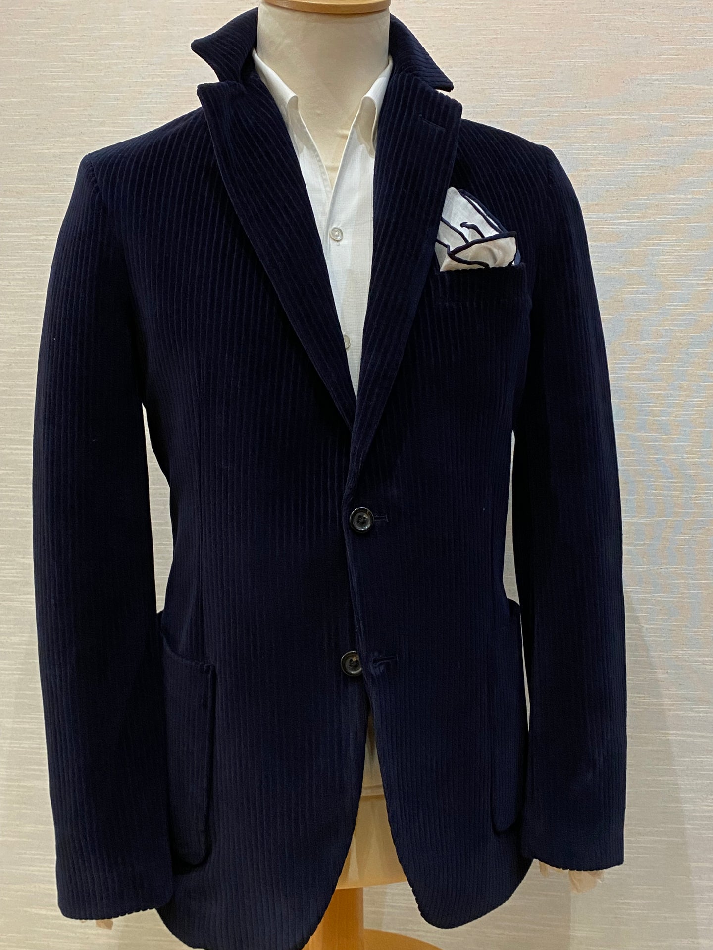 CORD BLAZER 007 NAVY CN4040 -007