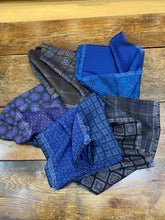 Load image into Gallery viewer, DOUBLE PRINT SCARVES ASSORTED SILK WOOL SCARVE
