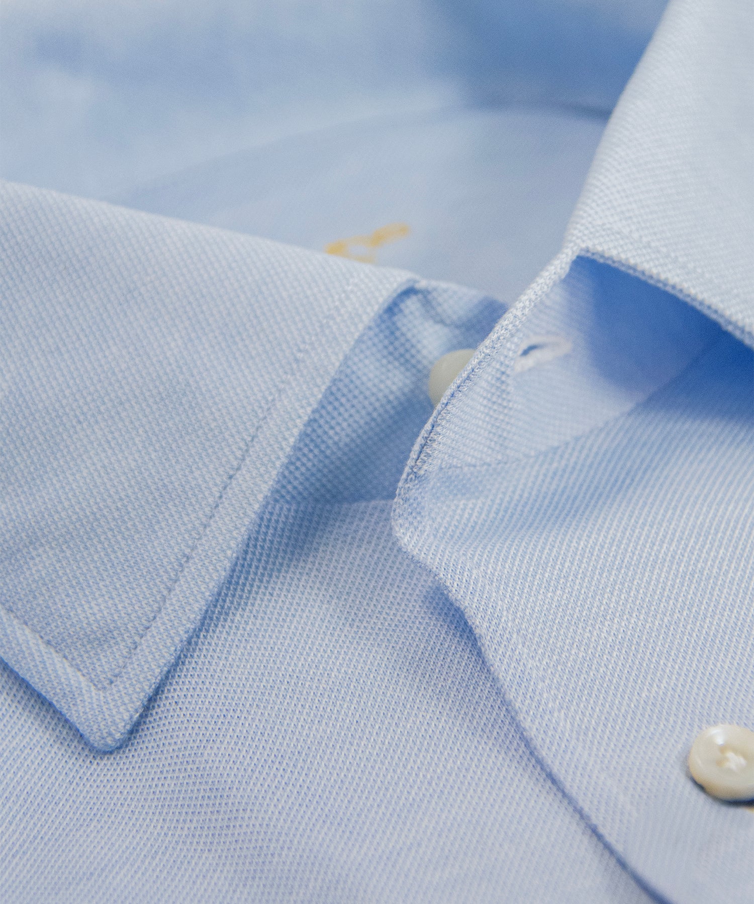 Light Blue Textured Cotton Shirt