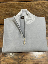 Load image into Gallery viewer, 3/4 ZIP CASHEMERE GREY 14076/ZIPC
