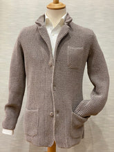 Load image into Gallery viewer, COTTON KNITTED BLAZER BEIGE 112 513
