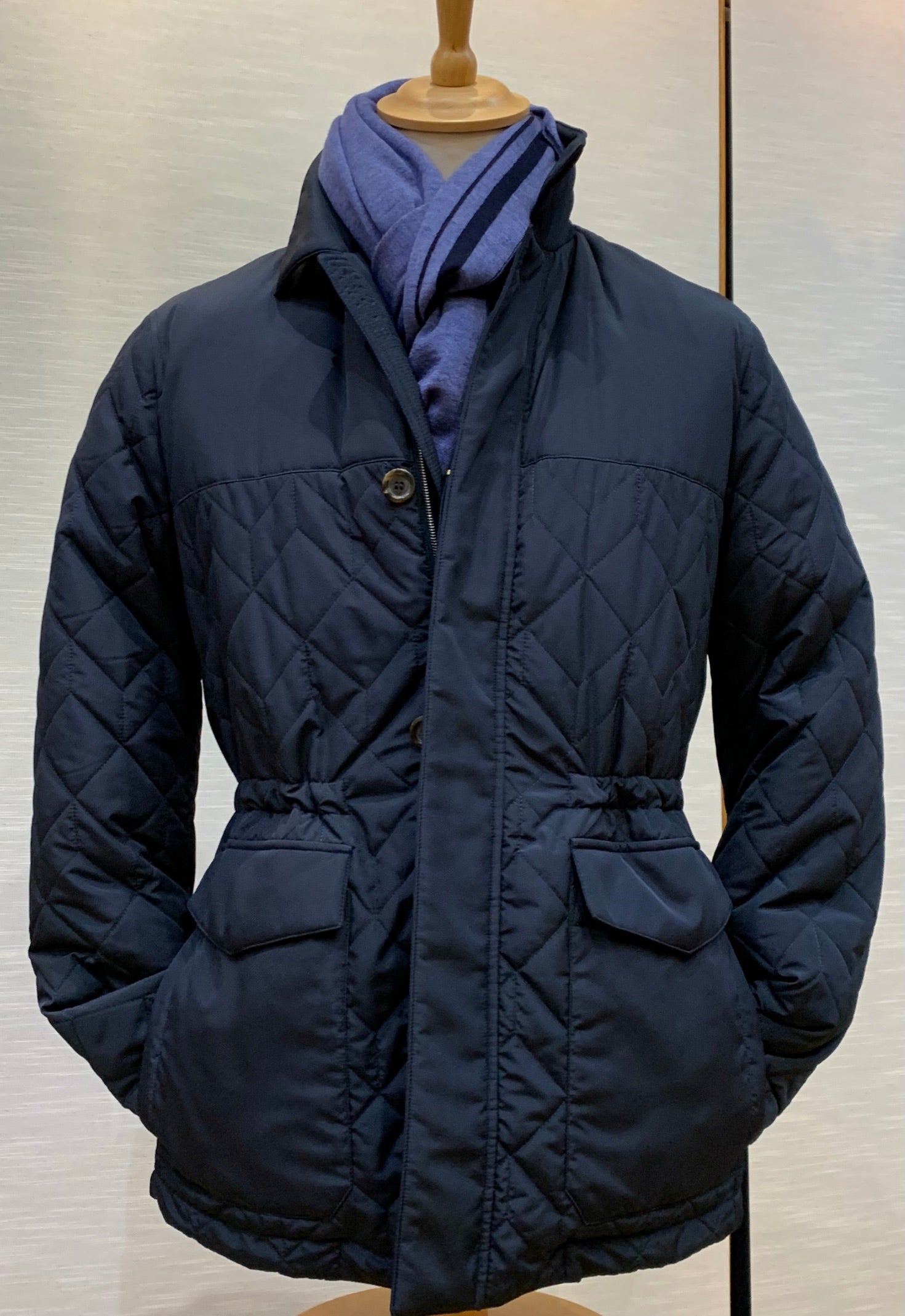 3/4 COAT 020305E NAVY