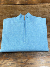 Load image into Gallery viewer, 3/4 ZIP POLO 14073/LUN MINT 14073/LUN
