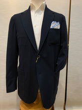 Load image into Gallery viewer, UNLINED SOFT JERSEY BLAZER NAVY JJ01997.301
