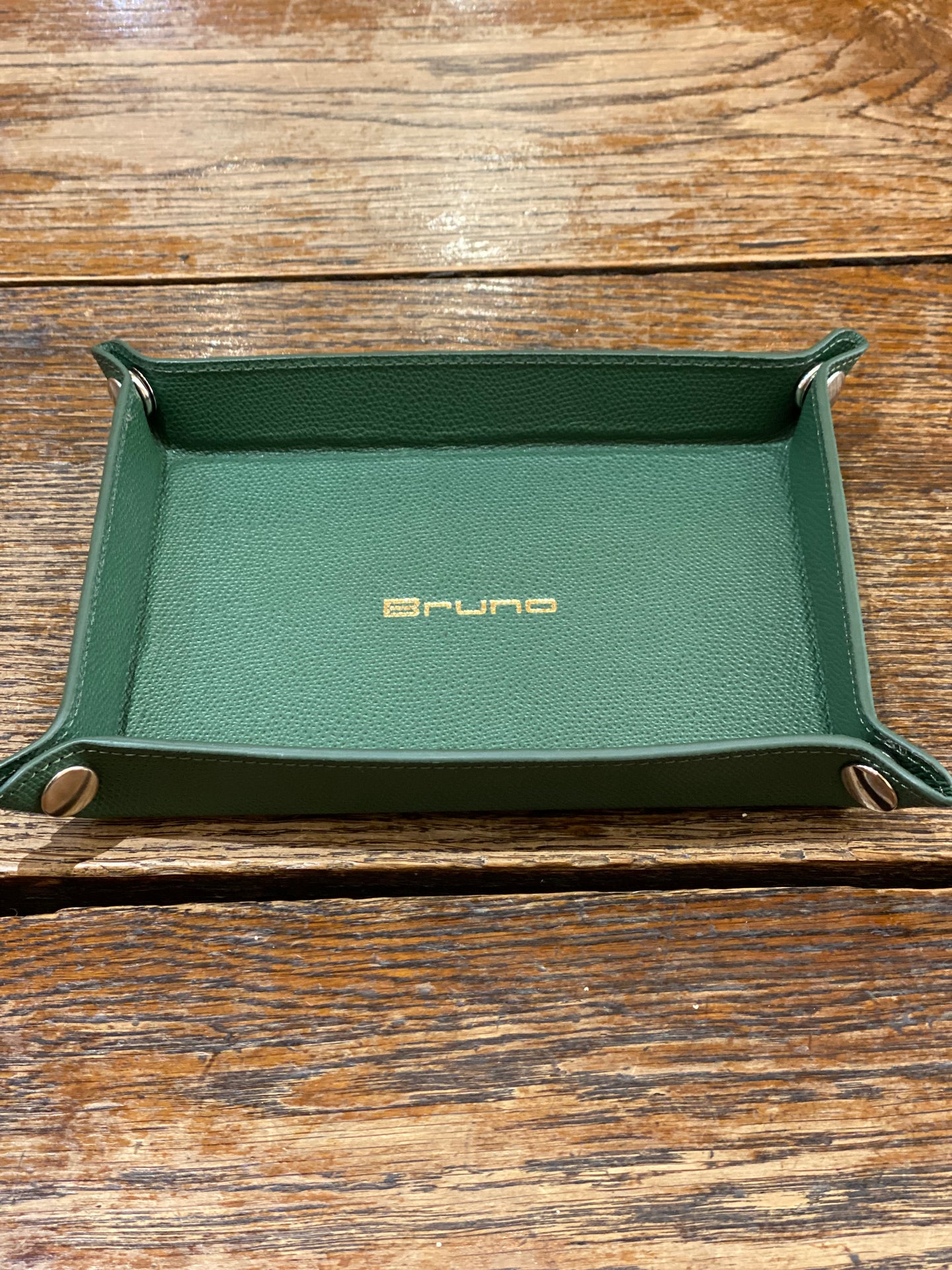 DAUPHIN LEATHER TRAY FOREST