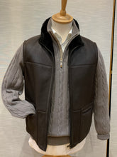 Load image into Gallery viewer, BABY LAMB GILET BROWN
