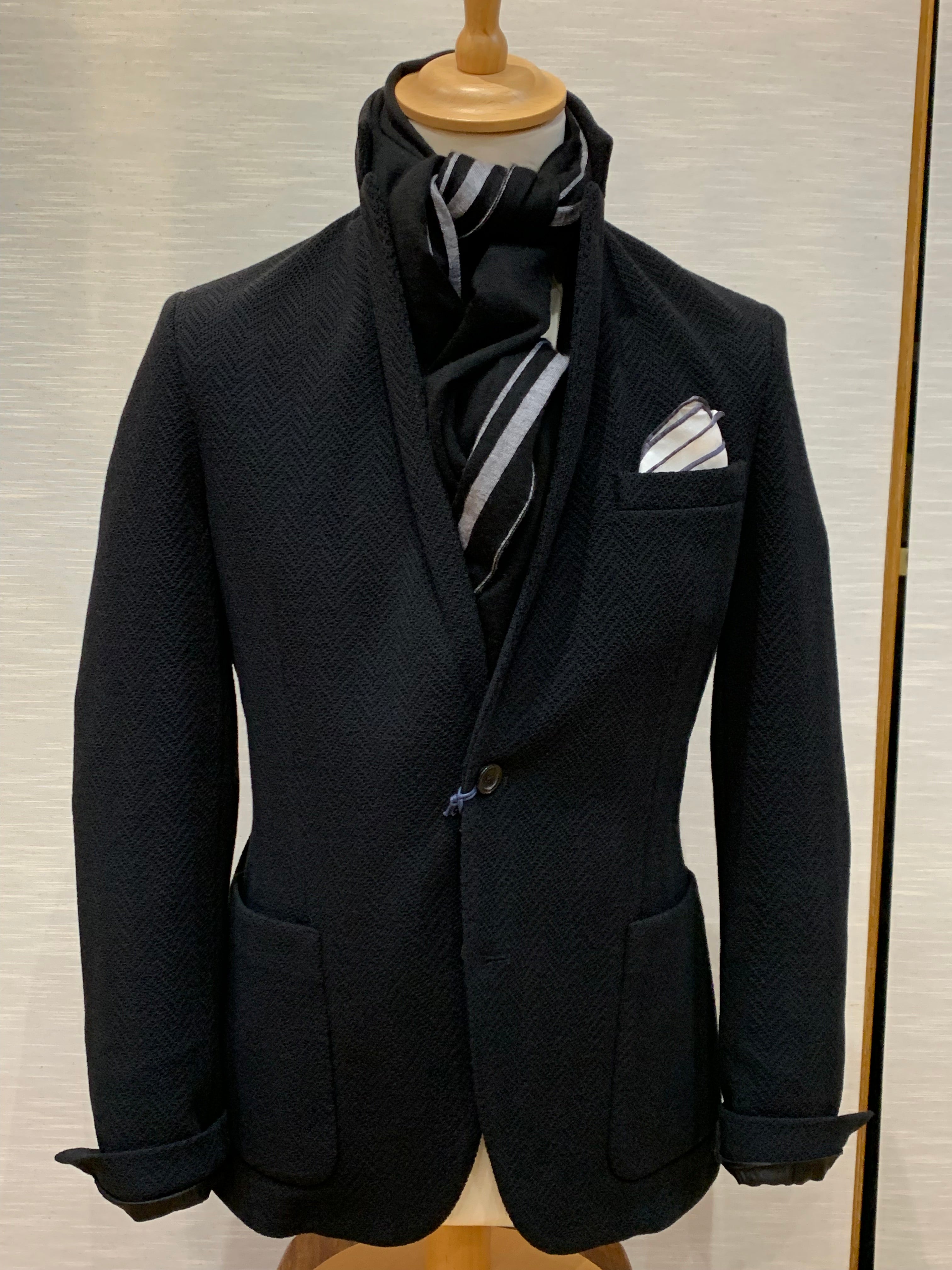 KNITTED JACKET HB BLACK