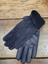 Load image into Gallery viewer, LETHER GLOVES BLUE
