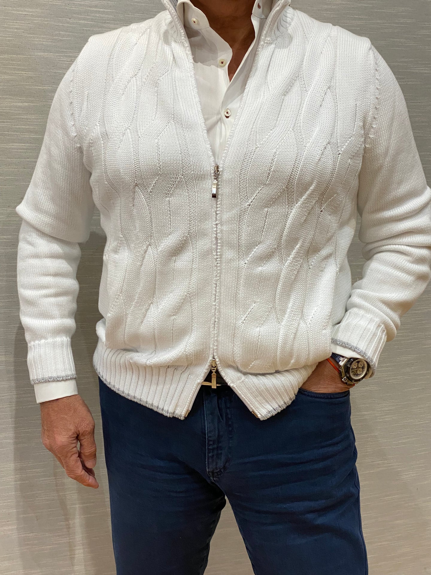 CARDIGAN - COTTON - DORIANI