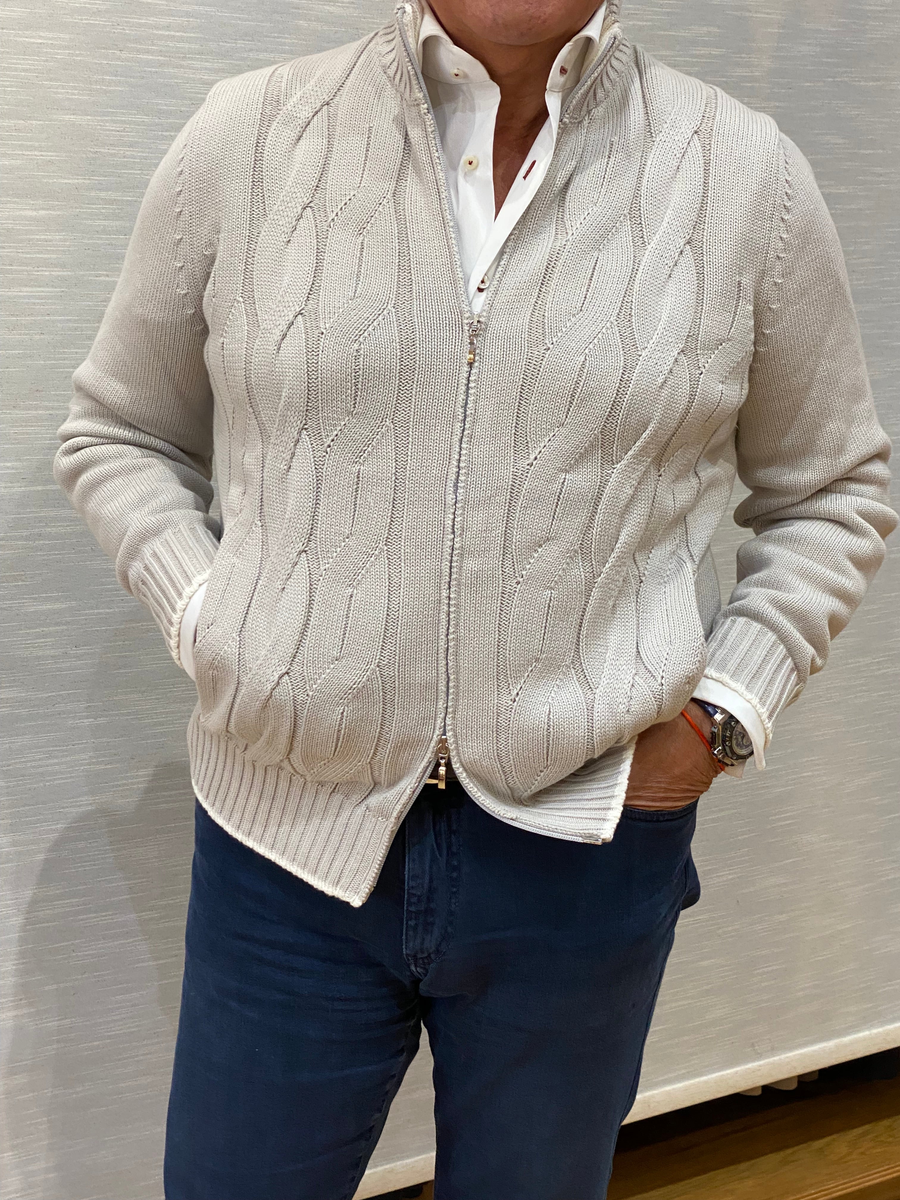 CARDIGAN - COTTON - DORIANI
