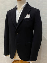 Load image into Gallery viewer, KNITTED BLAZER BLACK CN3727-1711
