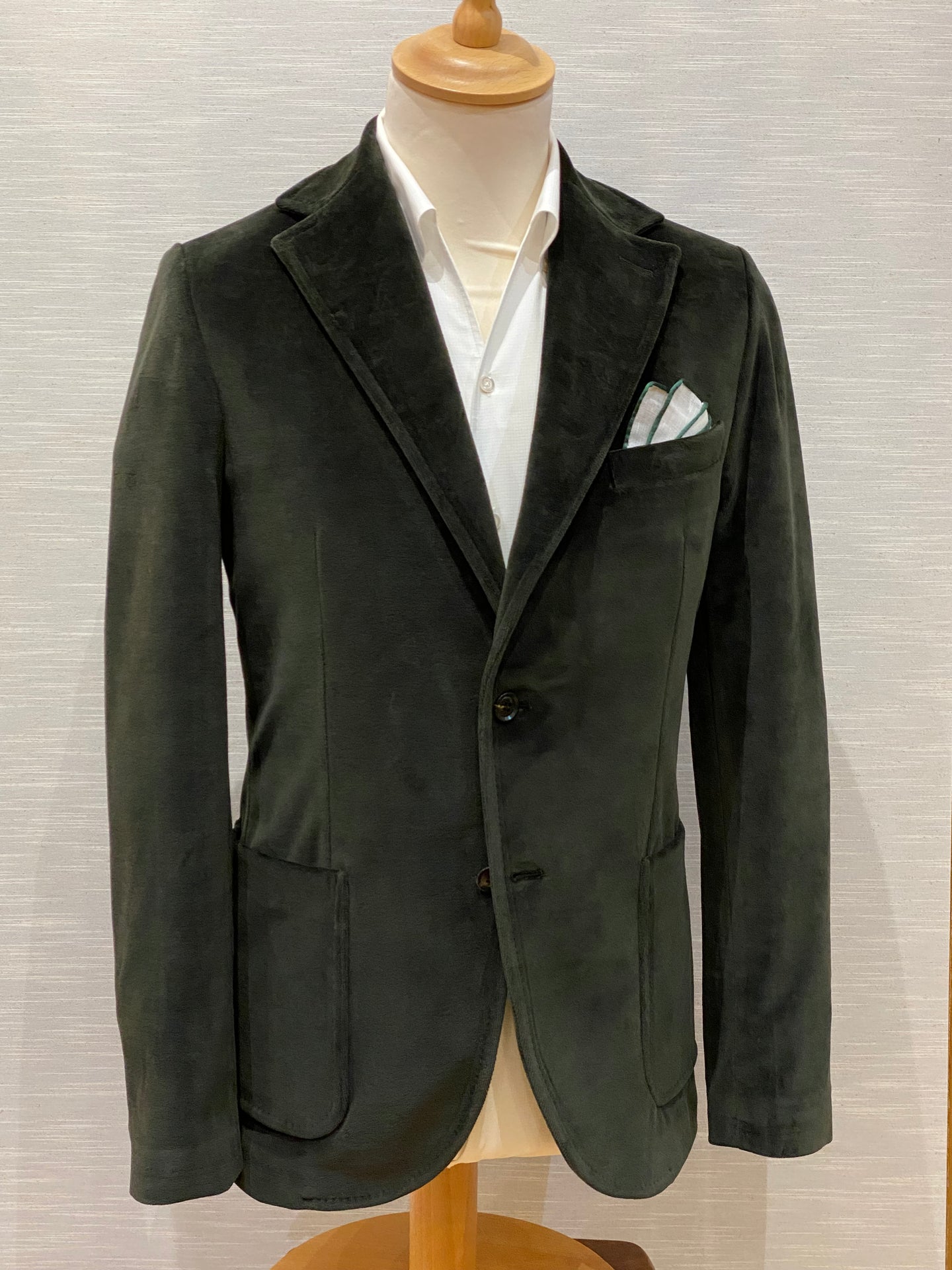 SB VELVET BLAZER GREEN CN3621 070