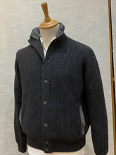 Load image into Gallery viewer, BUTTONS CARDIGAN CHARCOAL 5140/COLST-TA
