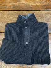 Load image into Gallery viewer, BUTTONS CARDIGAN CHARCOAL 5140/COLST-TA
